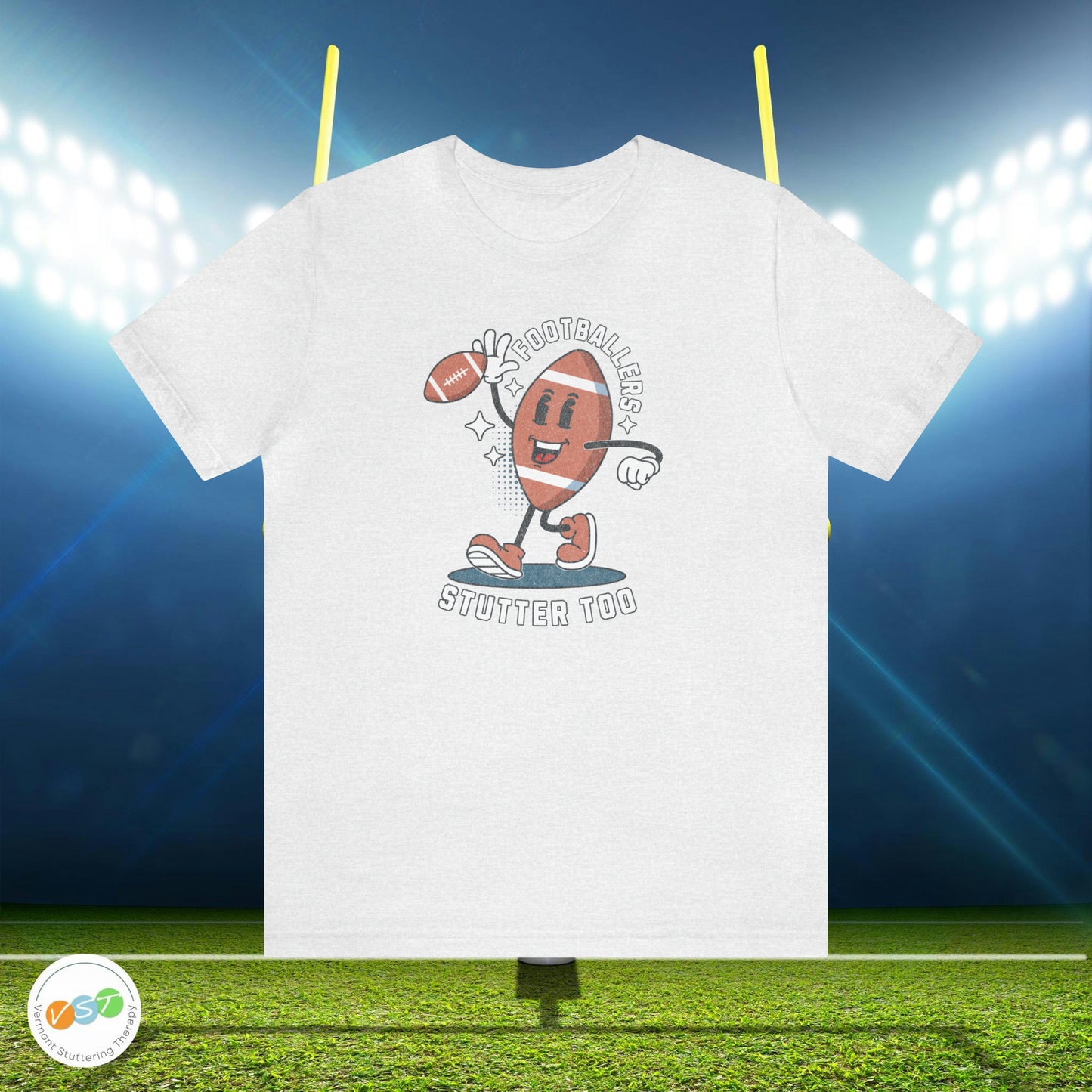 Footballers Stutter Too Retro T-shirt