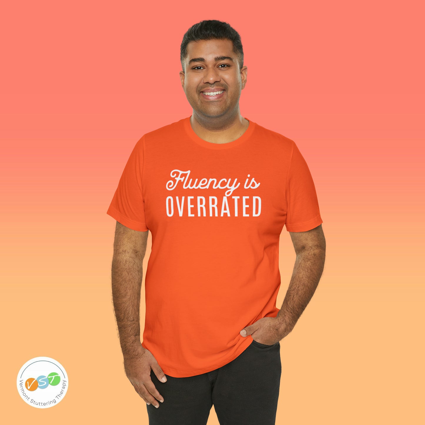 Fluency is Overrated Stuttering Tshirt