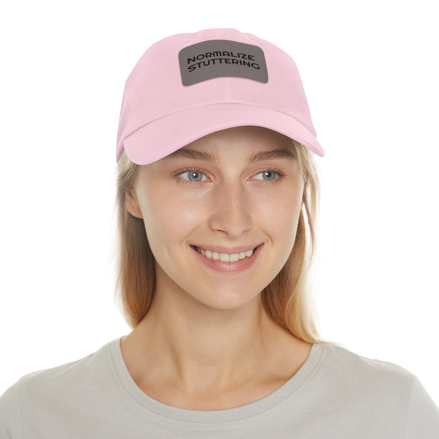 Normalize Stuttering Strapback Hat with Leather Patch