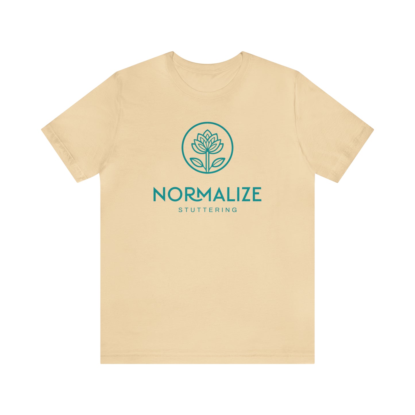 Normalize Stuttering Minimalist Floral Stuttering Shirt