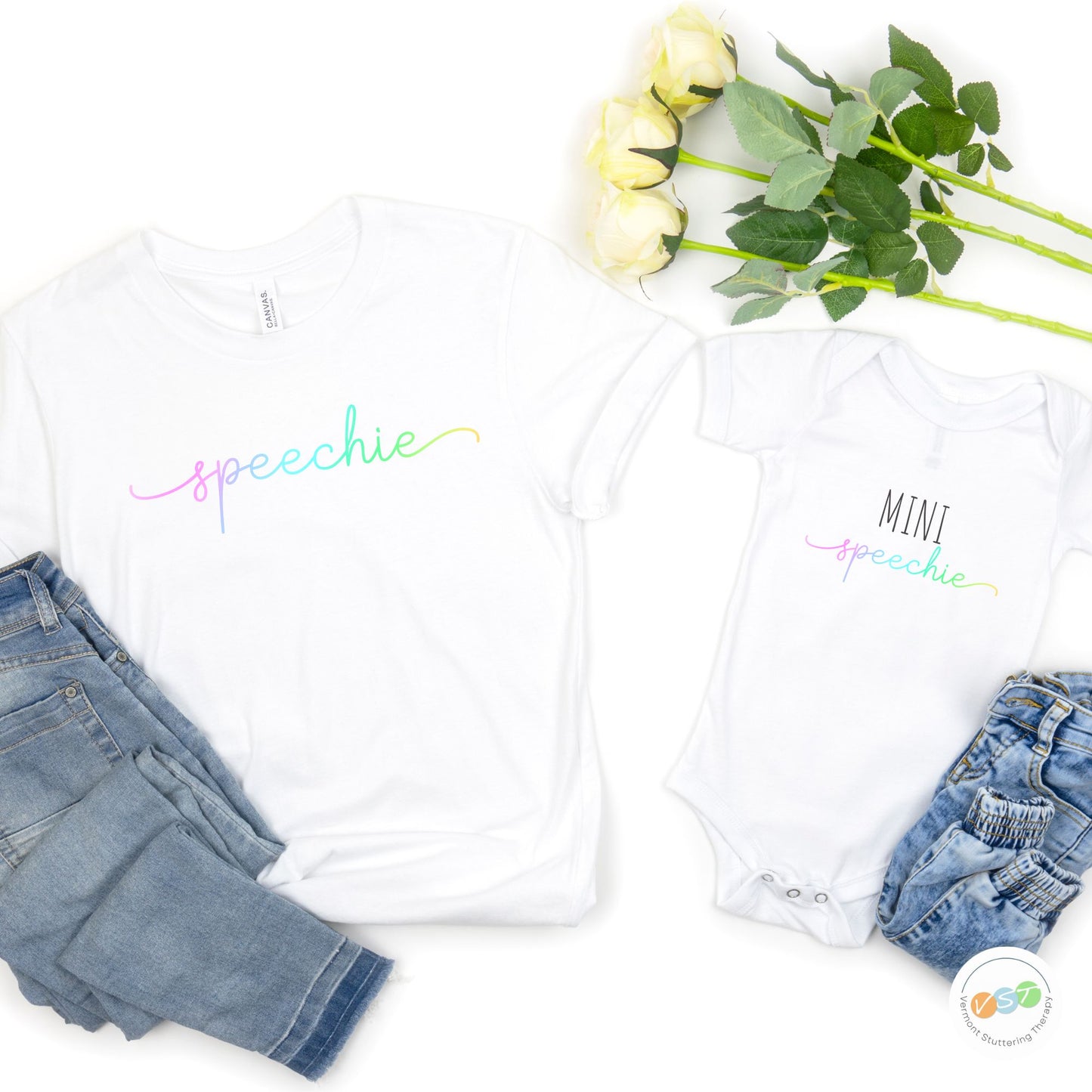 Mommy "Speechie" T-shirt (see link to order matching infant bodysuit separately)