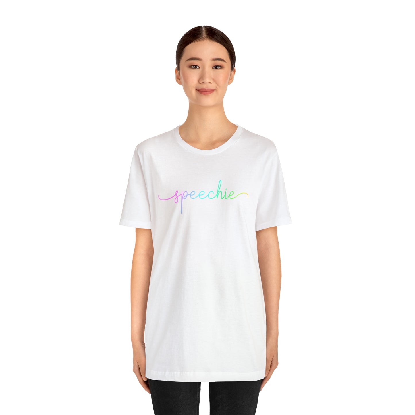 Mommy "Speechie" T-shirt (see link to order matching infant bodysuit separately)