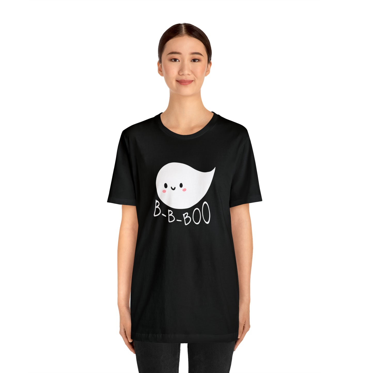 Stuttering Ghost B-B-Boo Halloween T-shirt - Adult