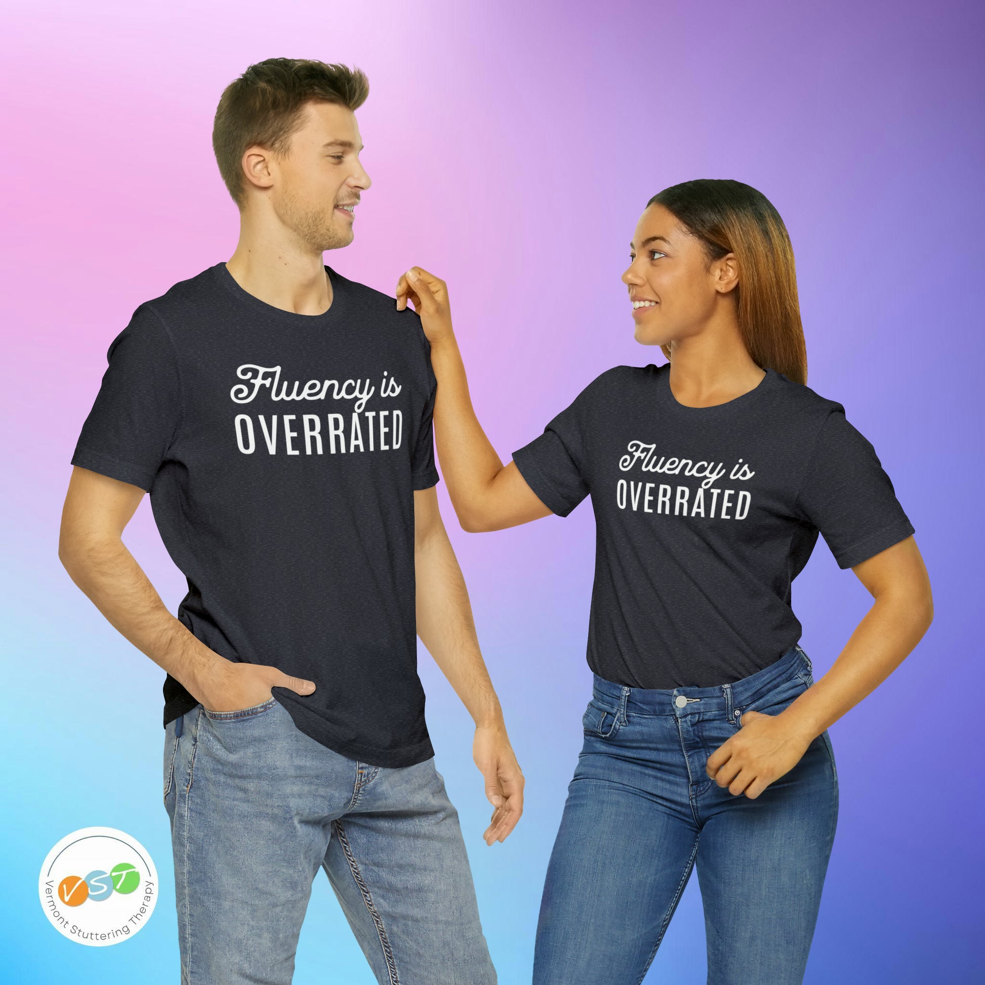 Fluency is Overrated Stuttering Tshirt