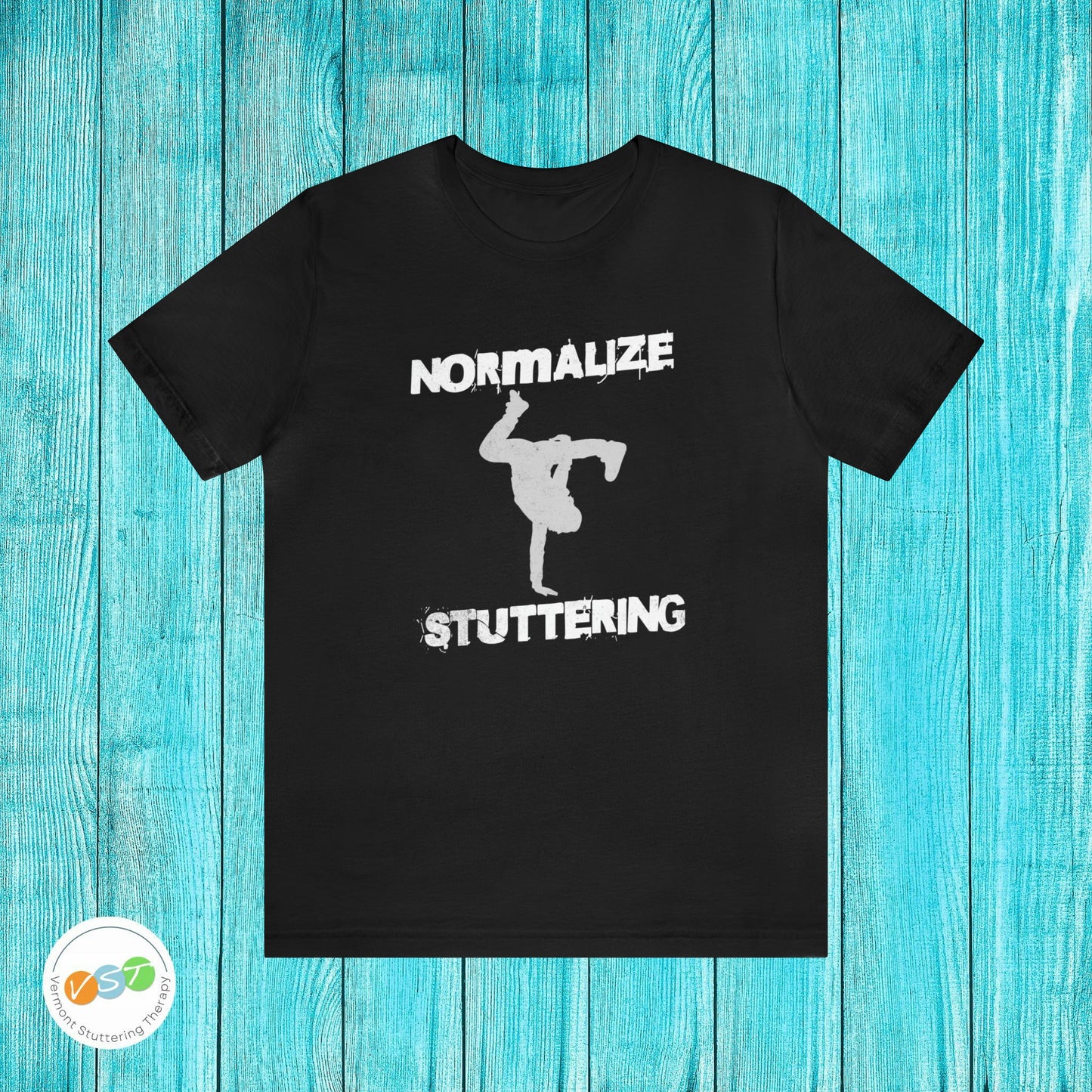 Normalize Stuttering Breakdancer Grunge Tshirt