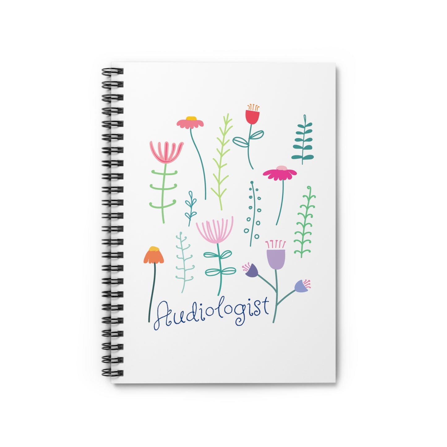 Audiologist Floral Notebook - 118 pages