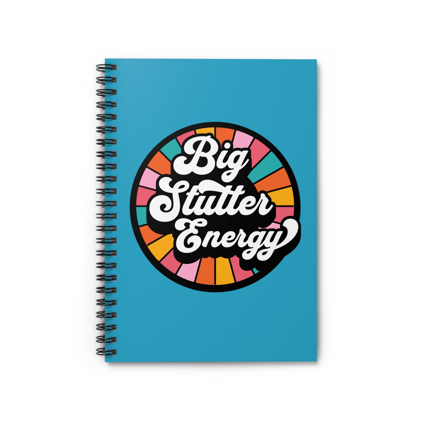 Big Stutter Energy Spiral Notebook