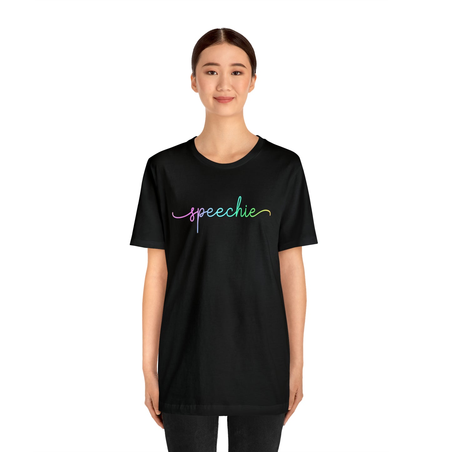 Mommy "Speechie" T-shirt (see link to order matching infant bodysuit separately)