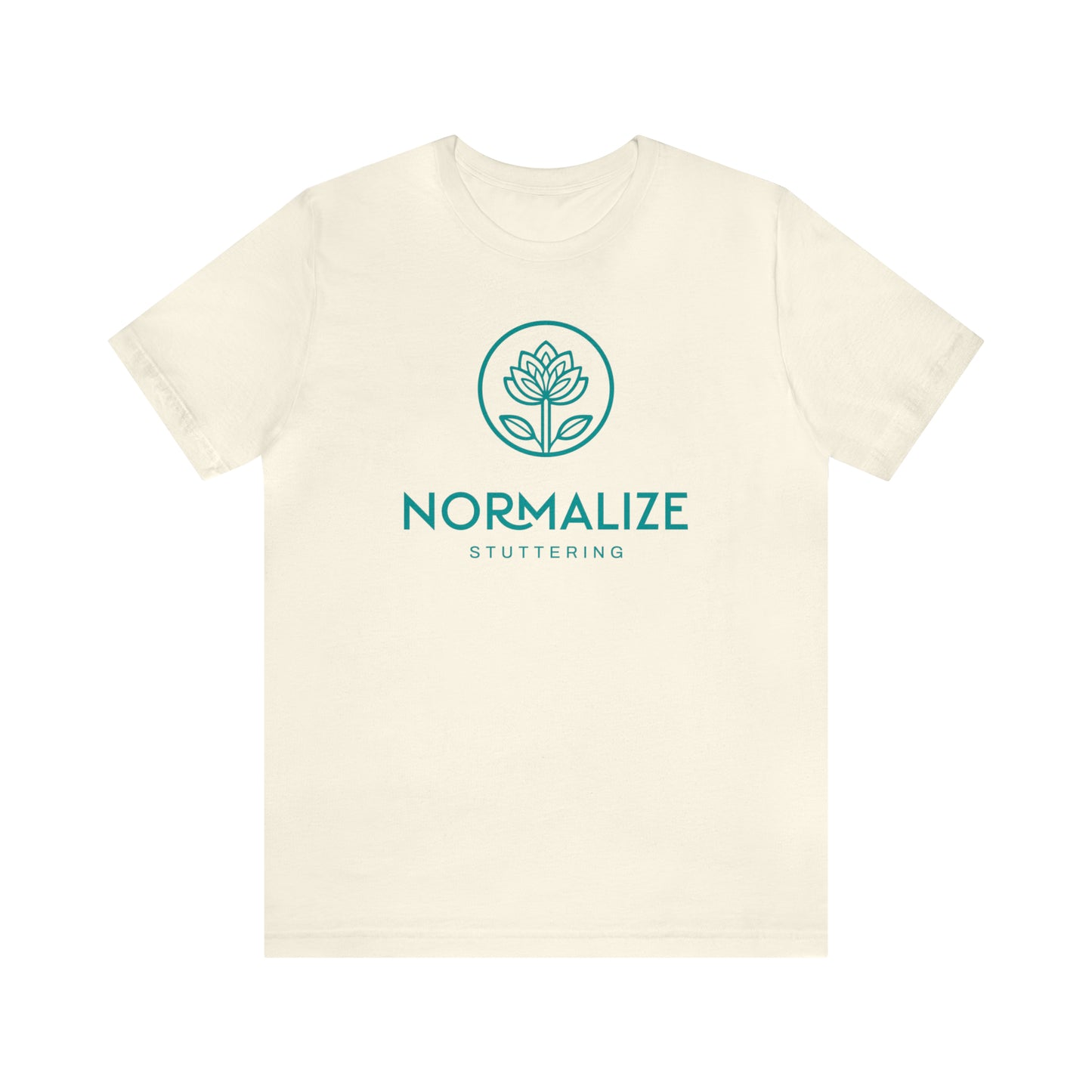 Normalize Stuttering Minimalist Floral Stuttering Shirt