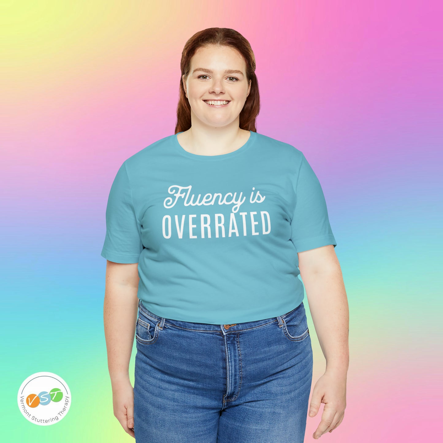 Fluency is Overrated Stuttering Tshirt