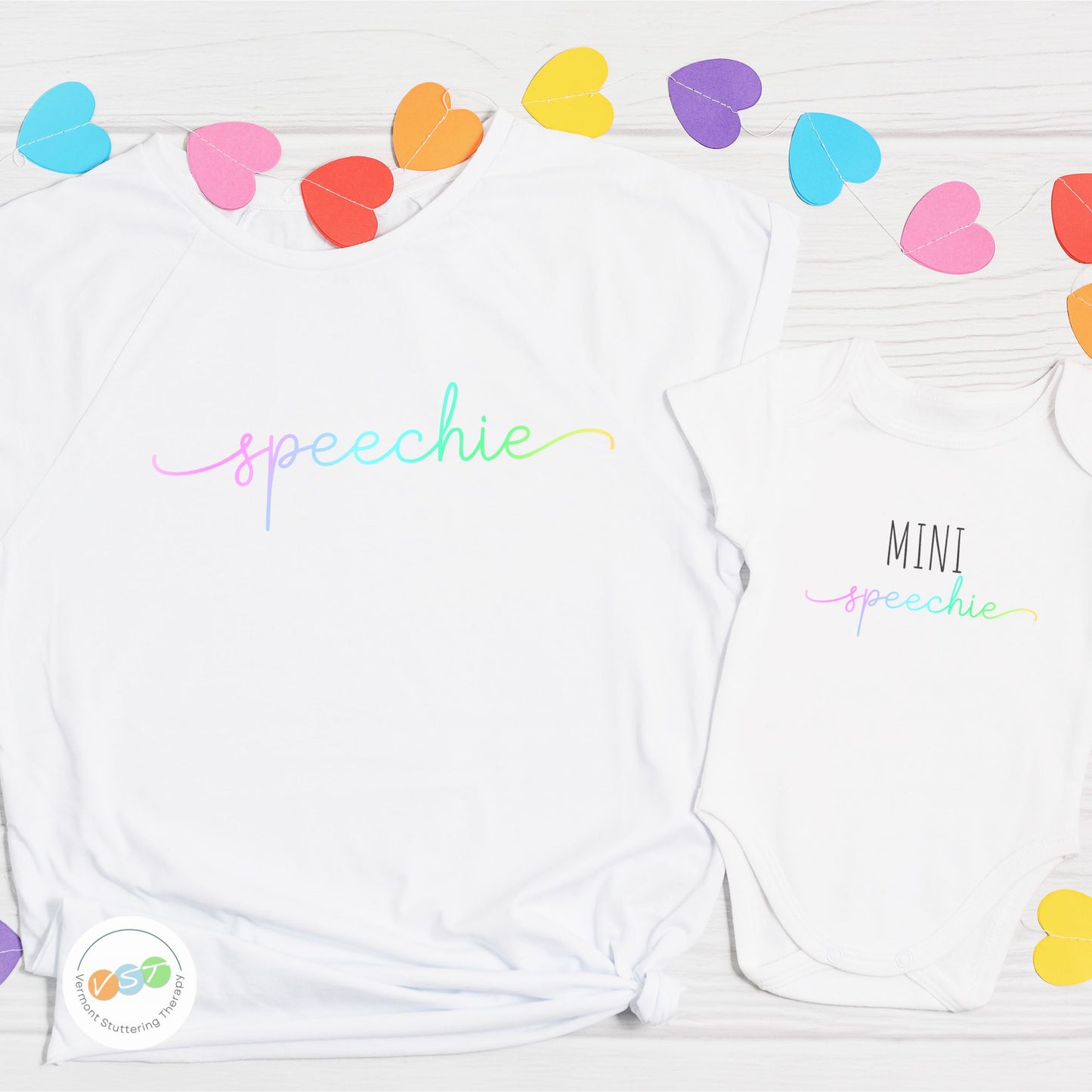 Mommy "Speechie" T-shirt (see link to order matching infant bodysuit separately)