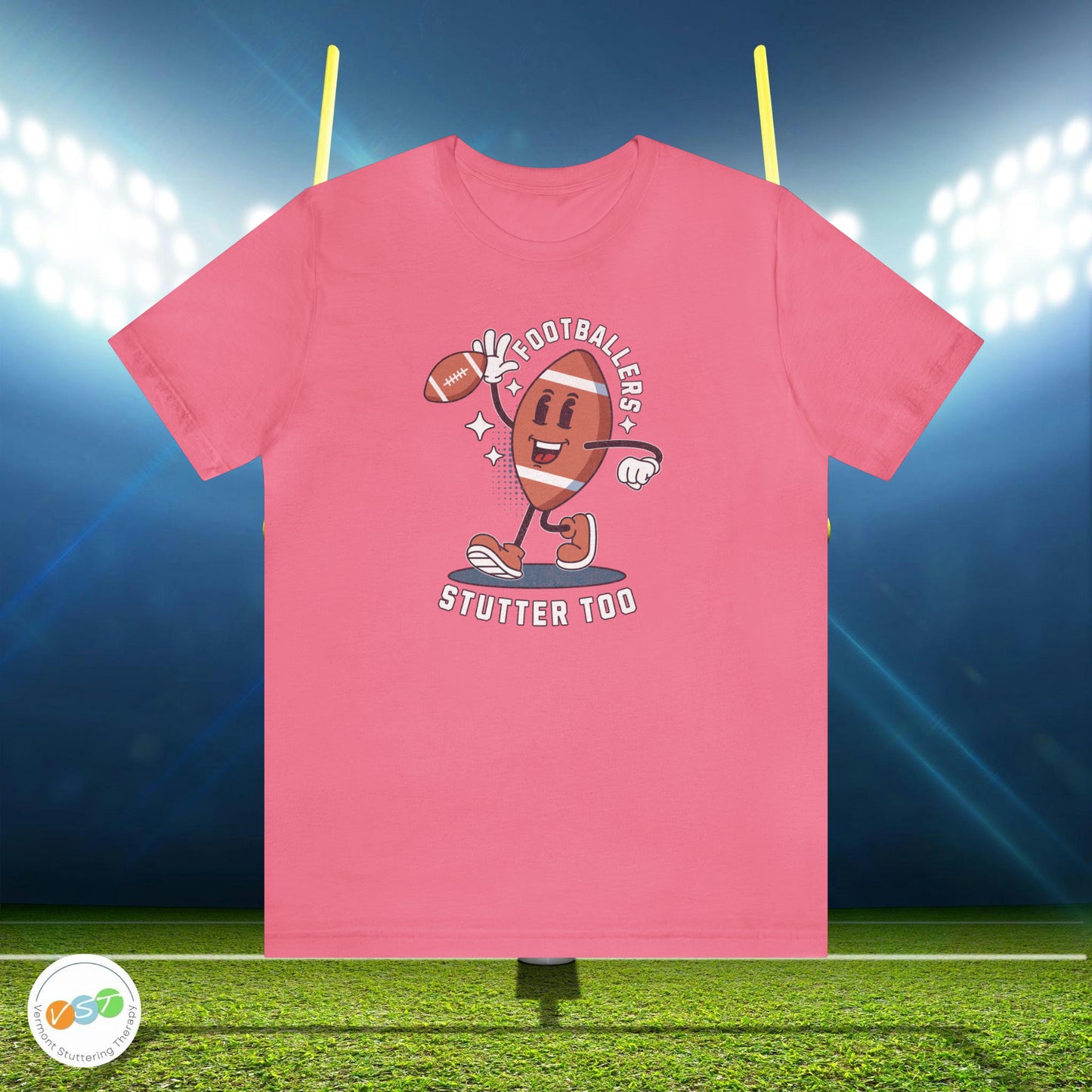 Footballers Stutter Too Retro T-shirt