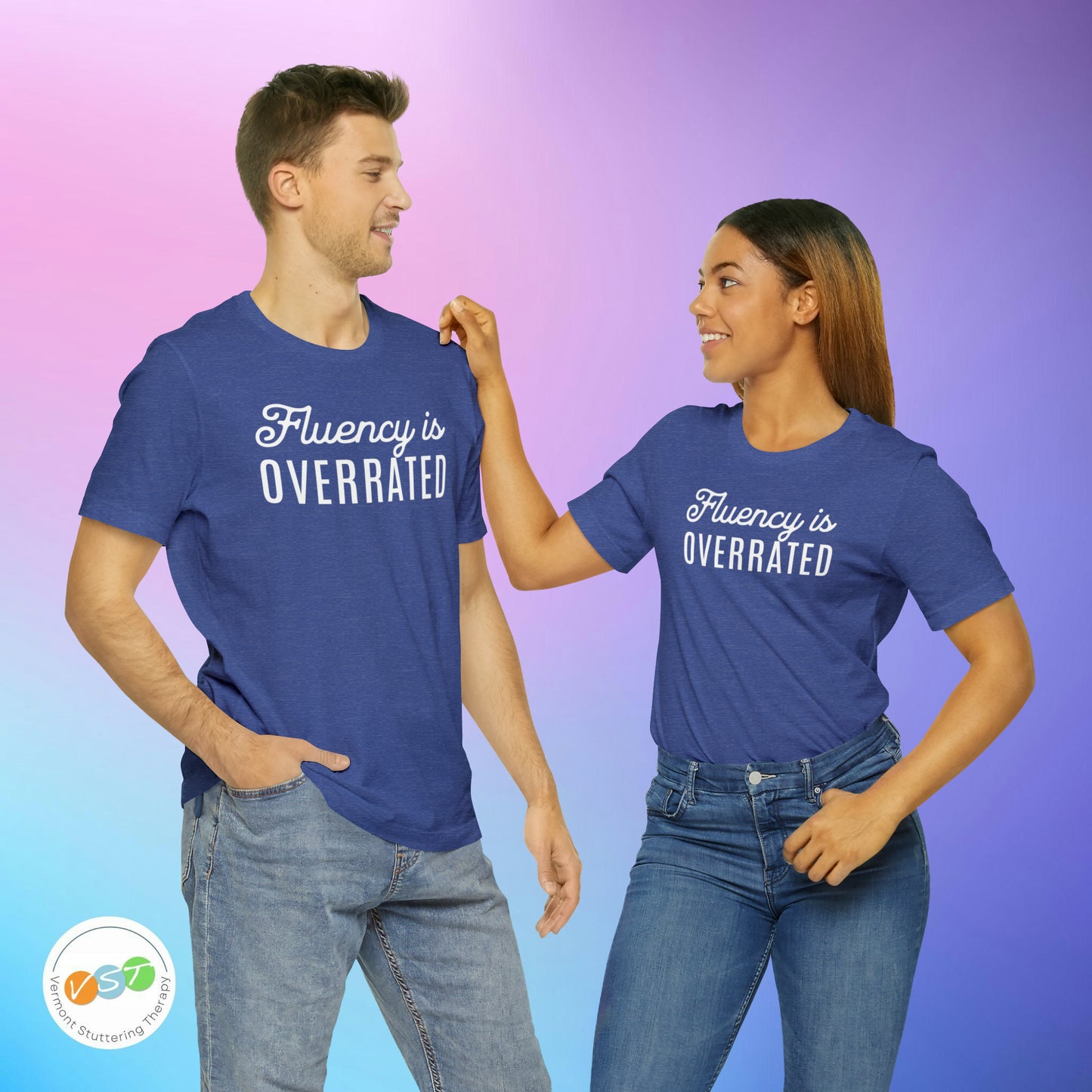 Fluency is Overrated Stuttering Tshirt