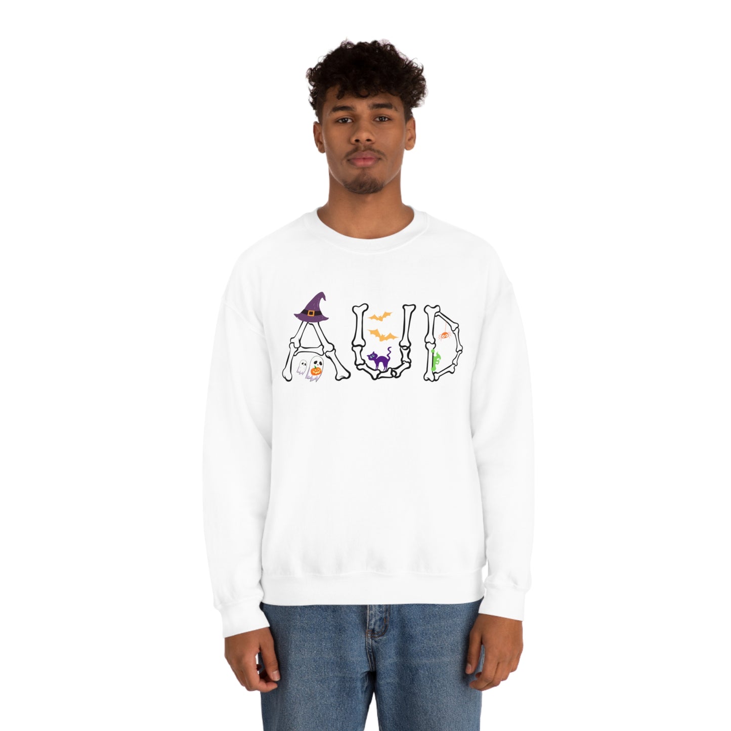 AUD Bones Halloween Sweatshirt for Audiologist