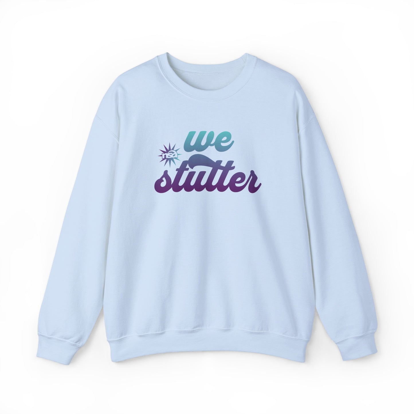 National Stuttering Association We Stutter Sweatshirt, Stuttering Support NSA Conference Retro Unisex Crewneck Sweatshirt, Gift for PWS