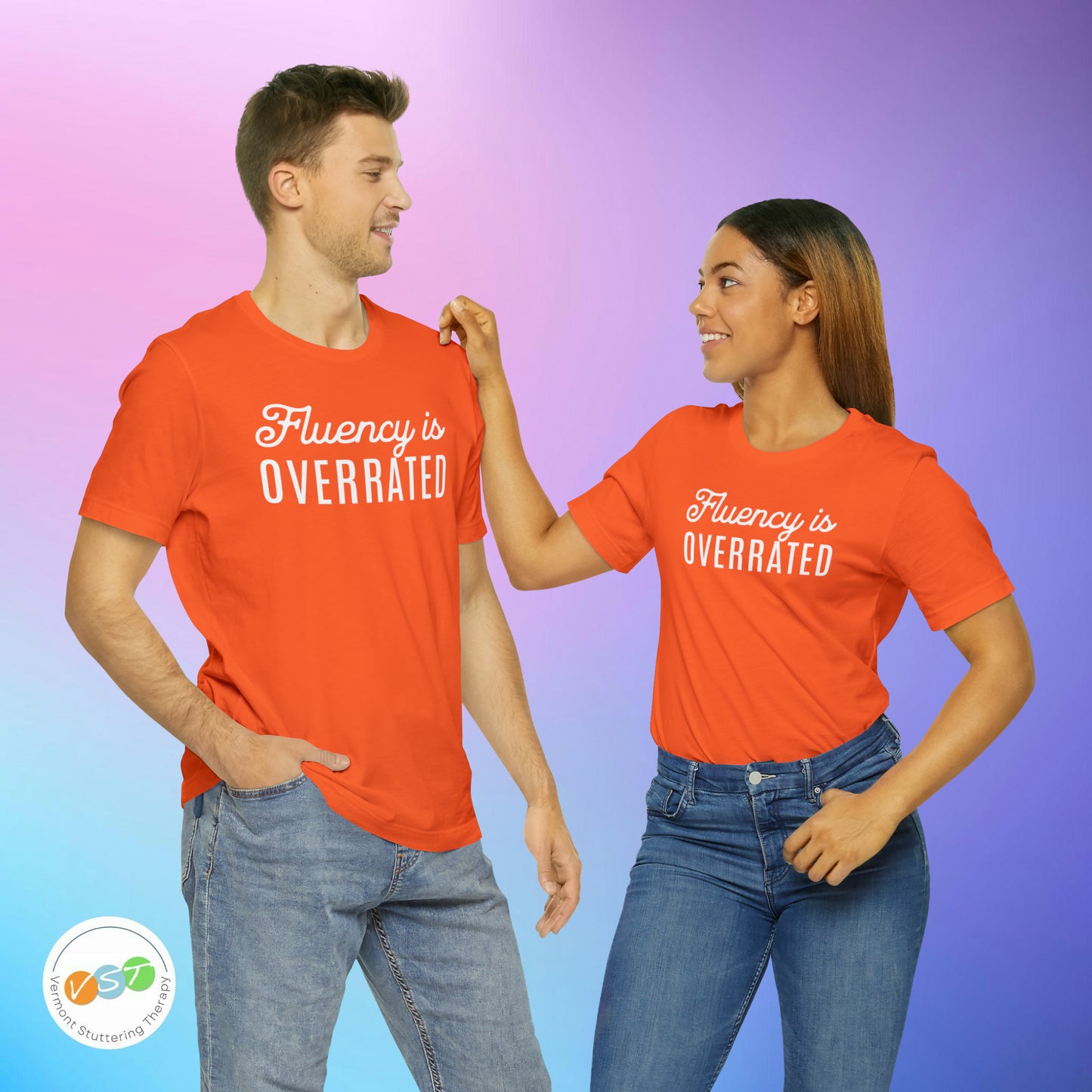 Fluency is Overrated Stuttering Tshirt