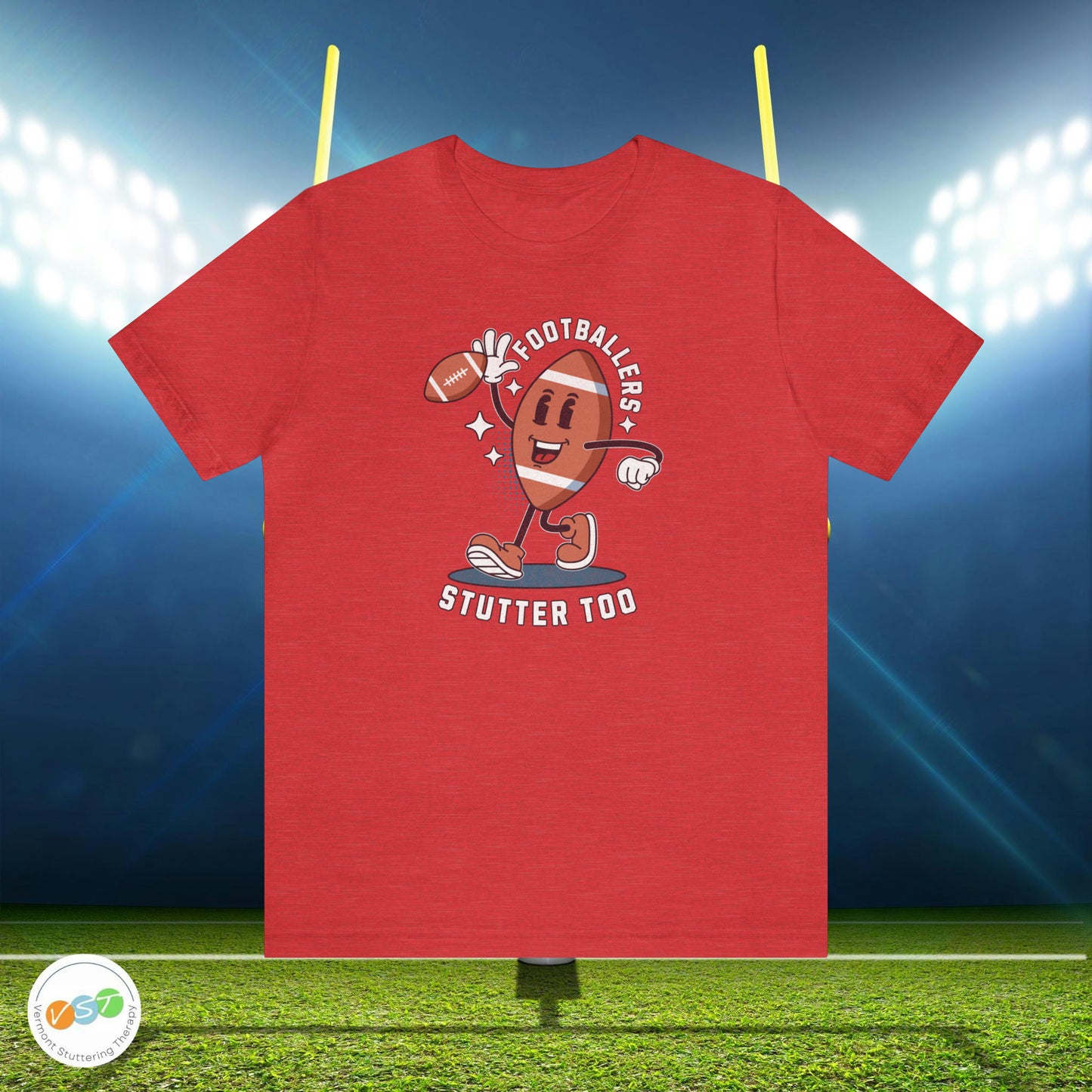 Footballers Stutter Too Retro T-shirt