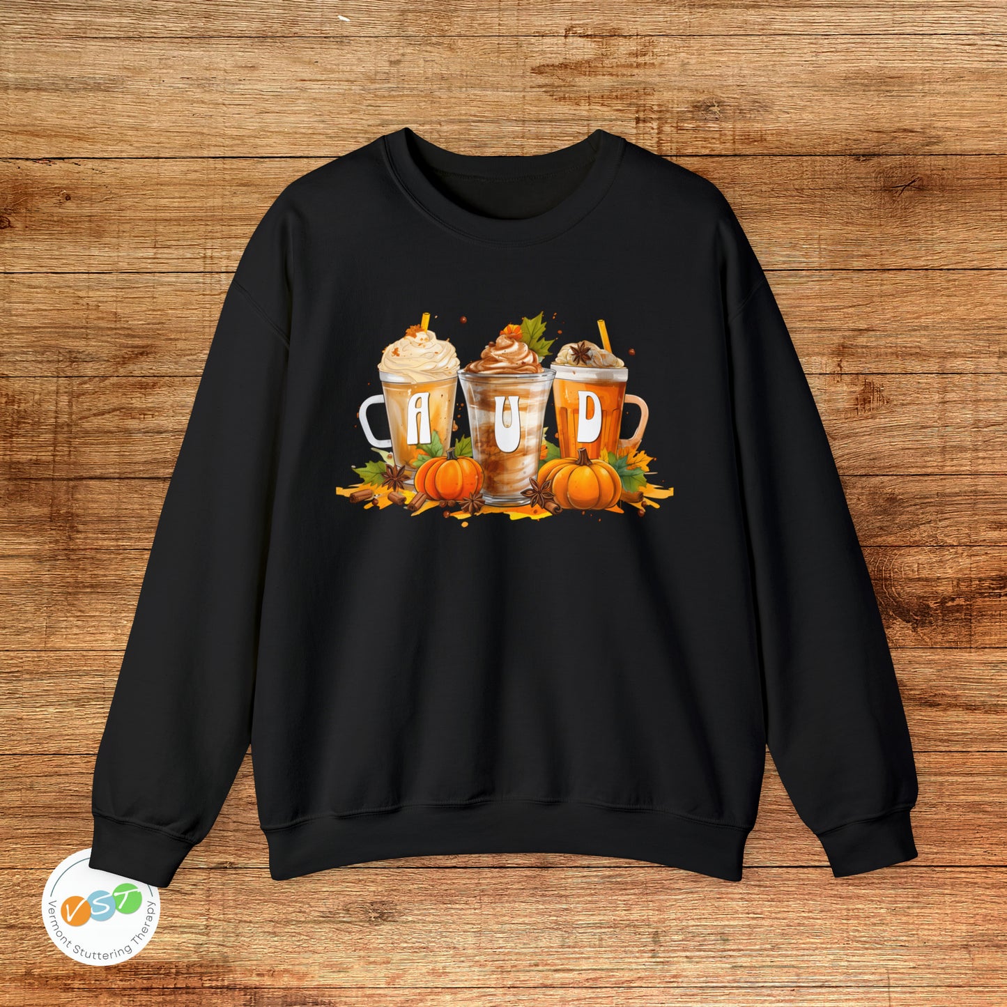 AUD Fall Pumpkin Latte Coffee Sweatshirt Gift