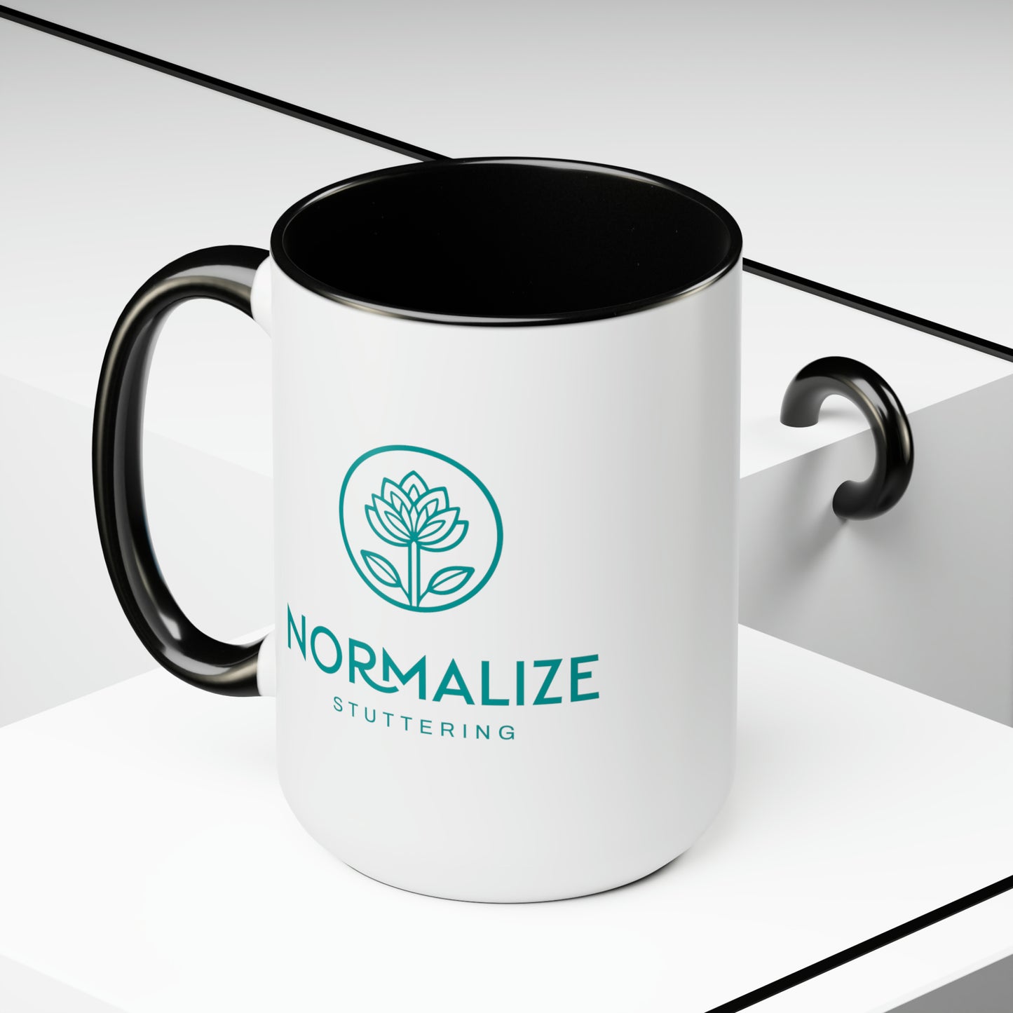 Normalize Stuttering Zen Mug, 15 oz