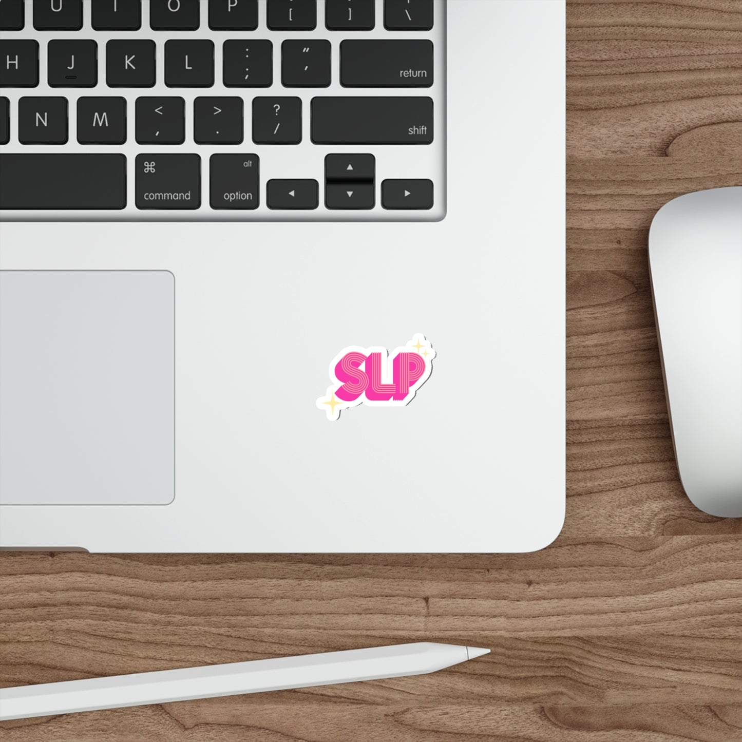 Retro Pink SLP Die-Cut Vinyl Matte Sticker, 2", 3", 4", or 5"