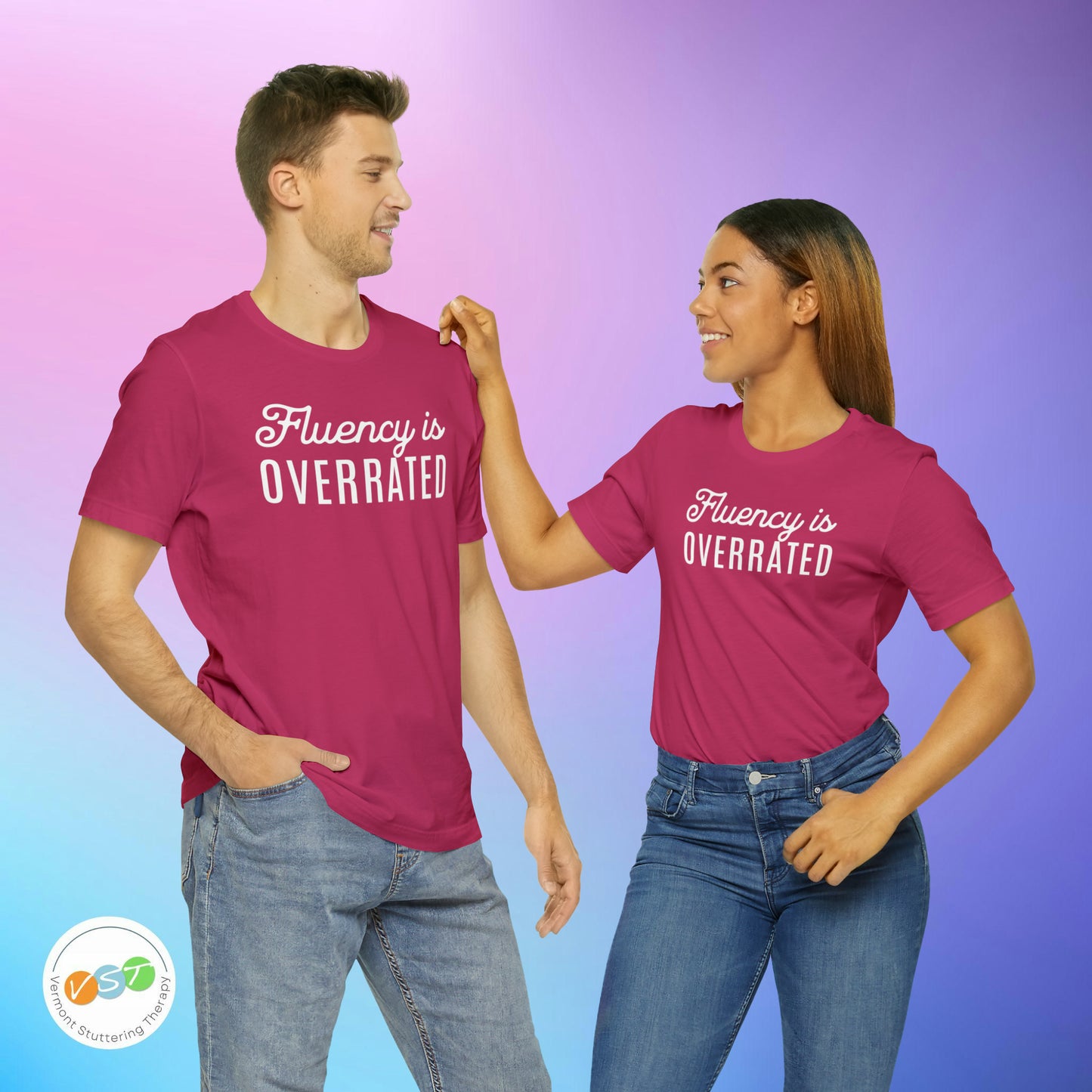 Fluency is Overrated Stuttering Tshirt