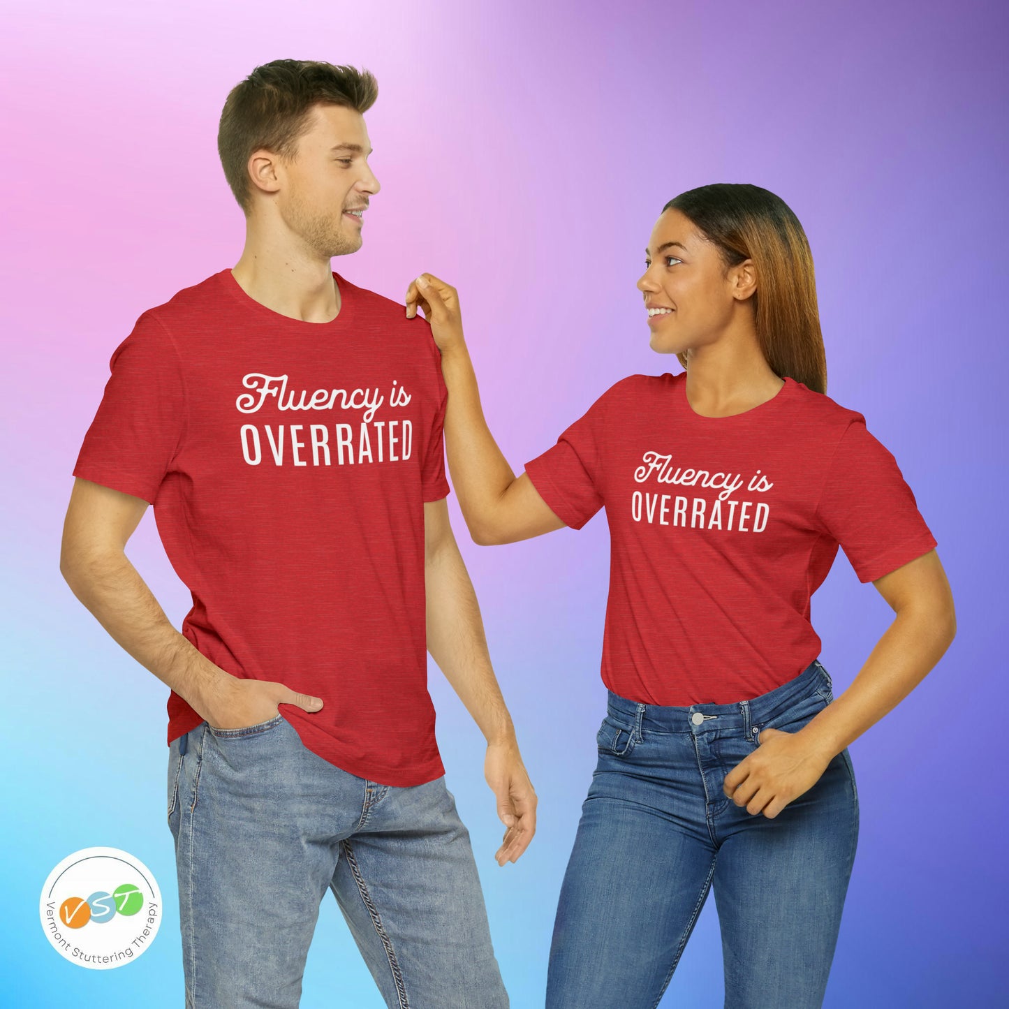 Fluency is Overrated Stuttering Tshirt