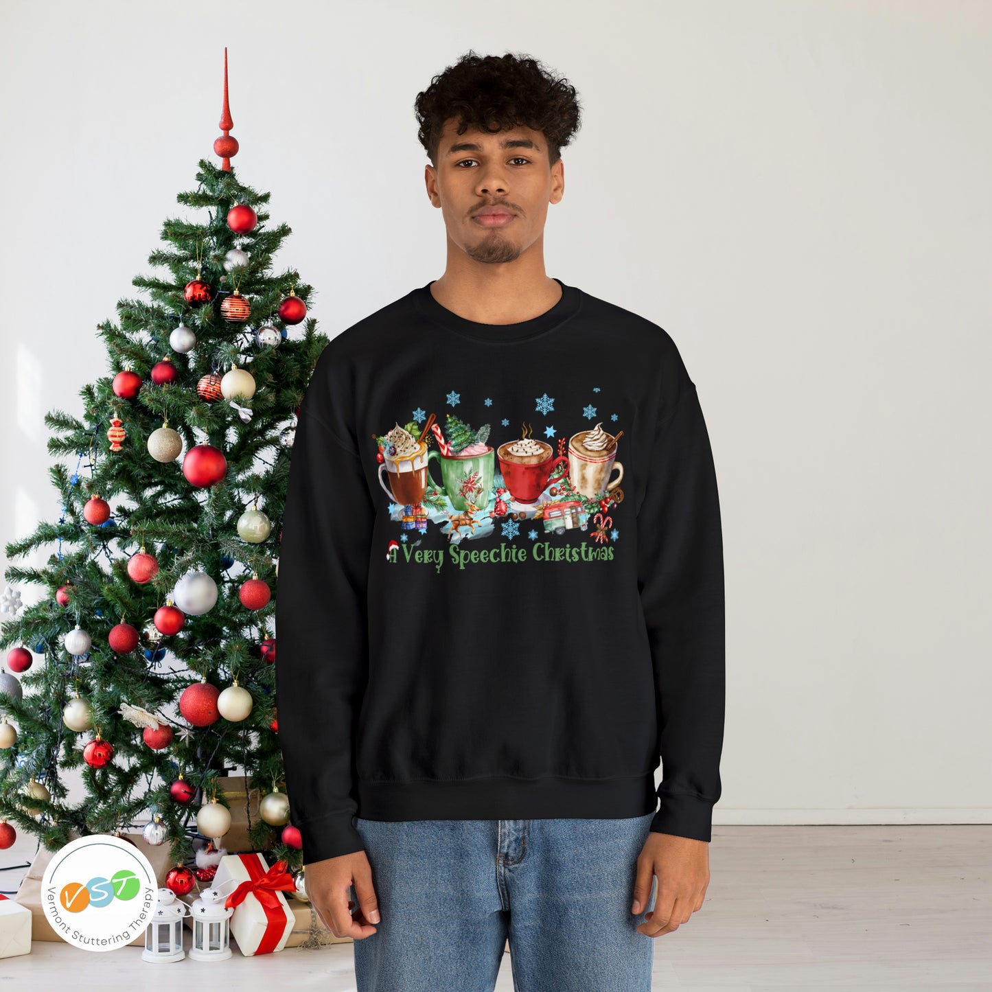 A Very Speechie Christmas Sweatshirt Gift for SLP / SLPA