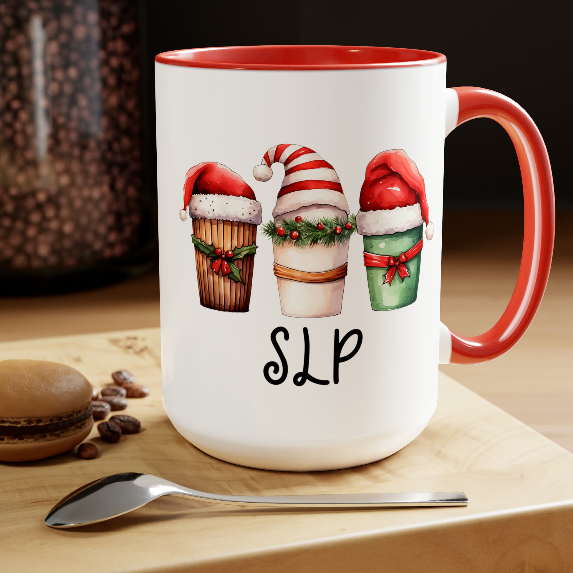 Cute Santa Hat SLP Christmas Mug