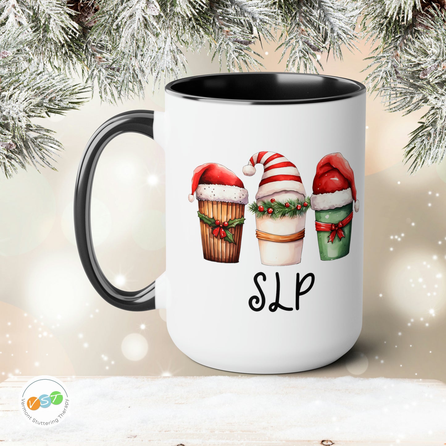 Cute Santa Hat SLP Christmas Mug