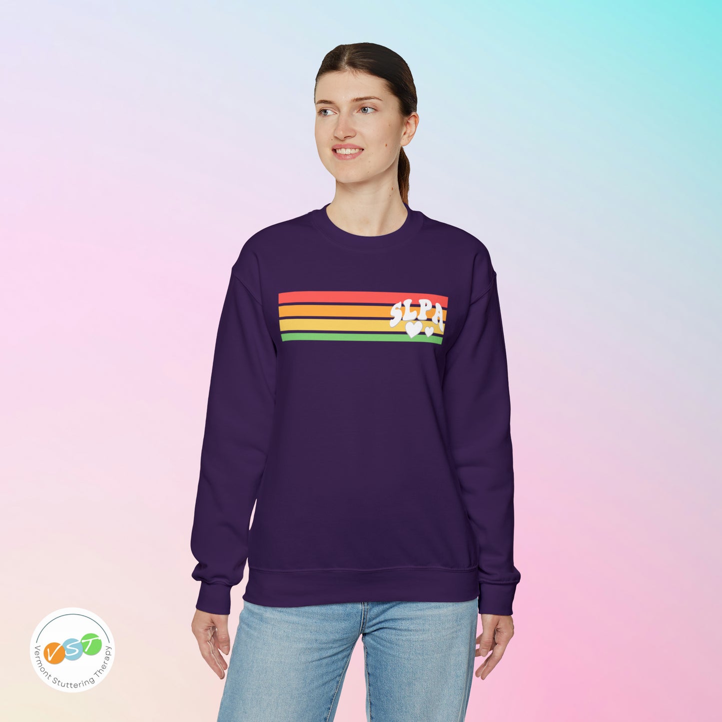 Retro Stripe SLPA Sweatshirt