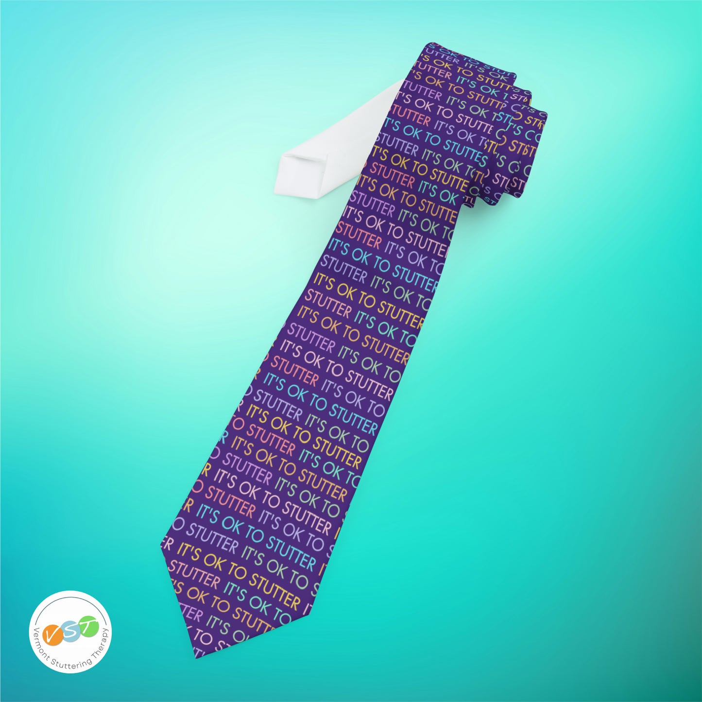 It's OK to Stutter Men's Necktie