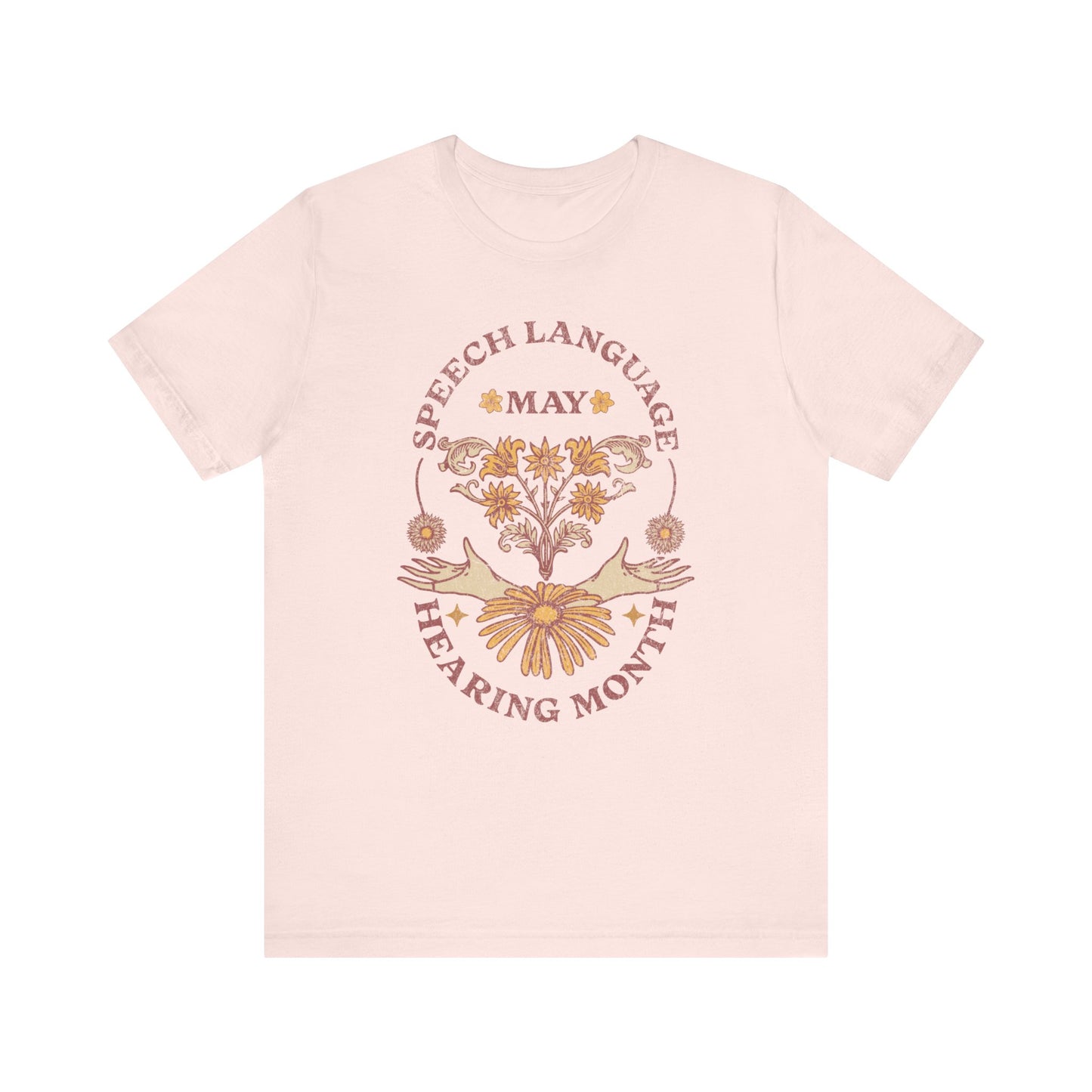 Boho Speech Language Hearing Month Tshirt for SLP