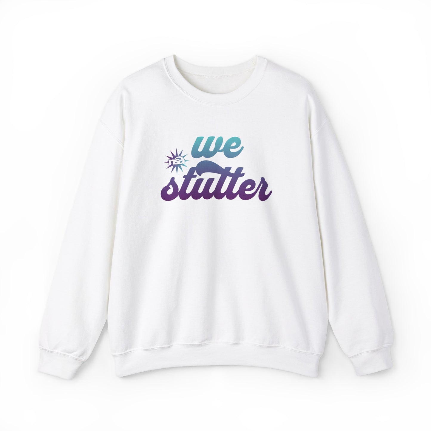 National Stuttering Association We Stutter Sweatshirt, Stuttering Support NSA Conference Retro Unisex Crewneck Sweatshirt, Gift for PWS