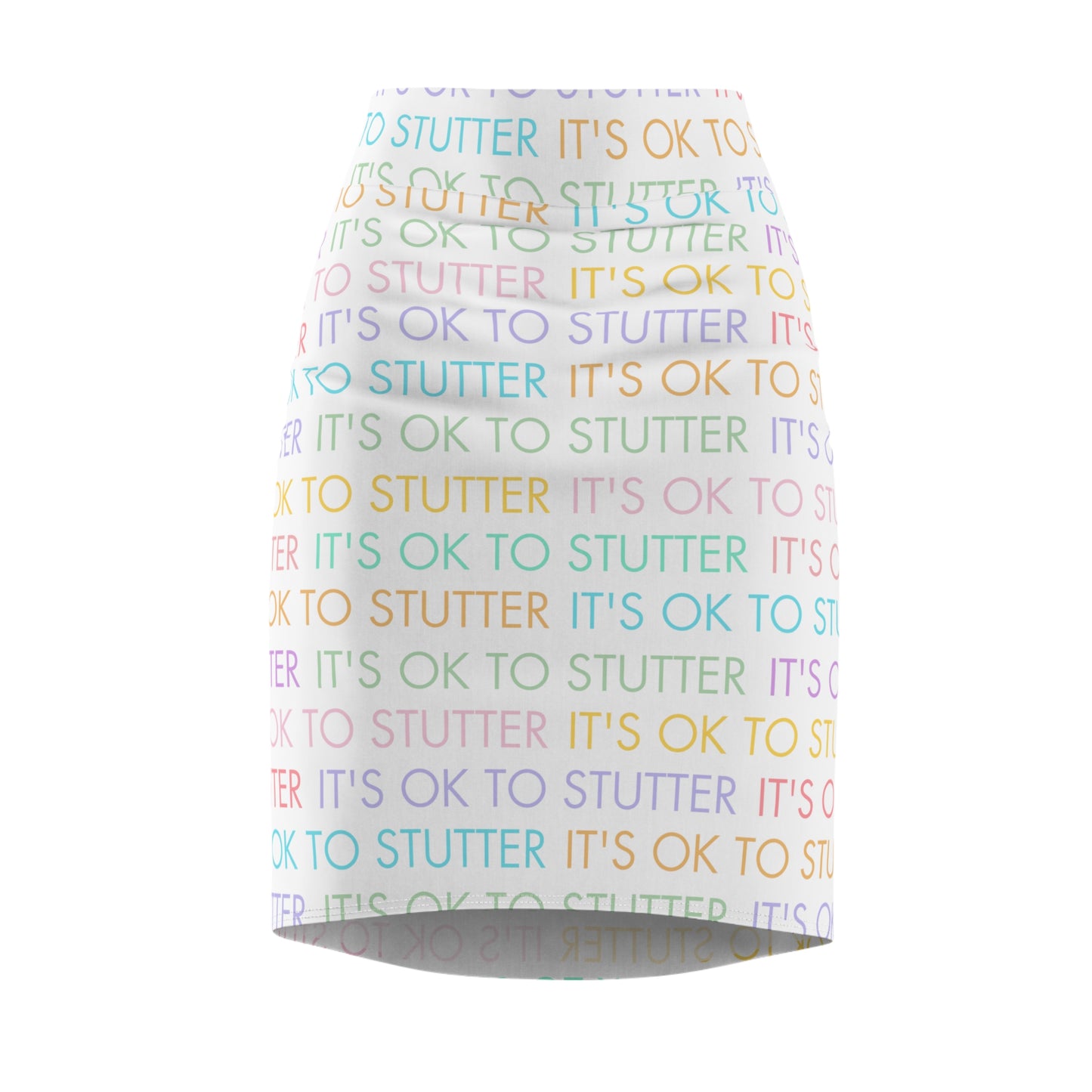 It's OK to Stutter Women's Pencil Skirt