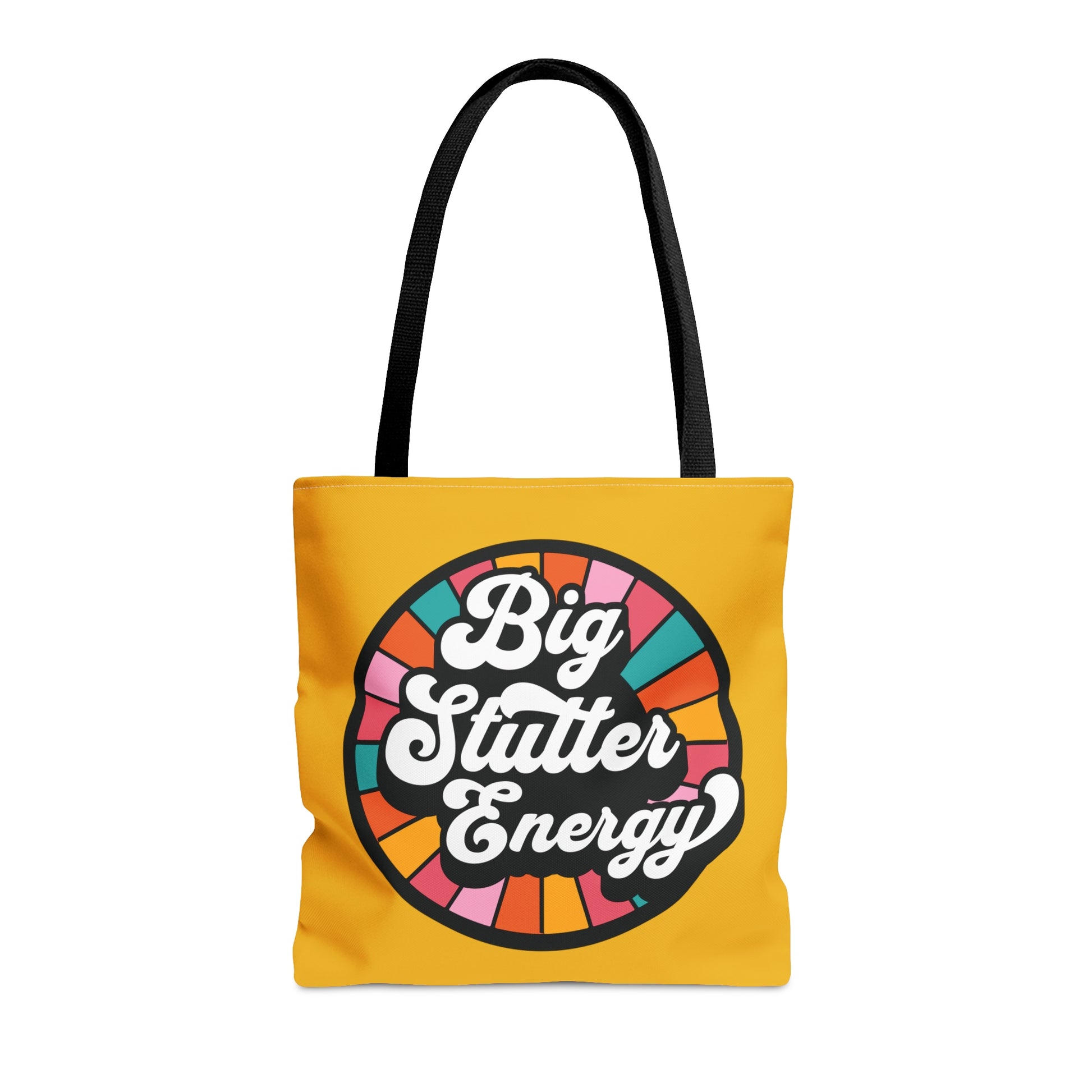 Big Stutter Energy Bold Retro Stutter Tote Bag