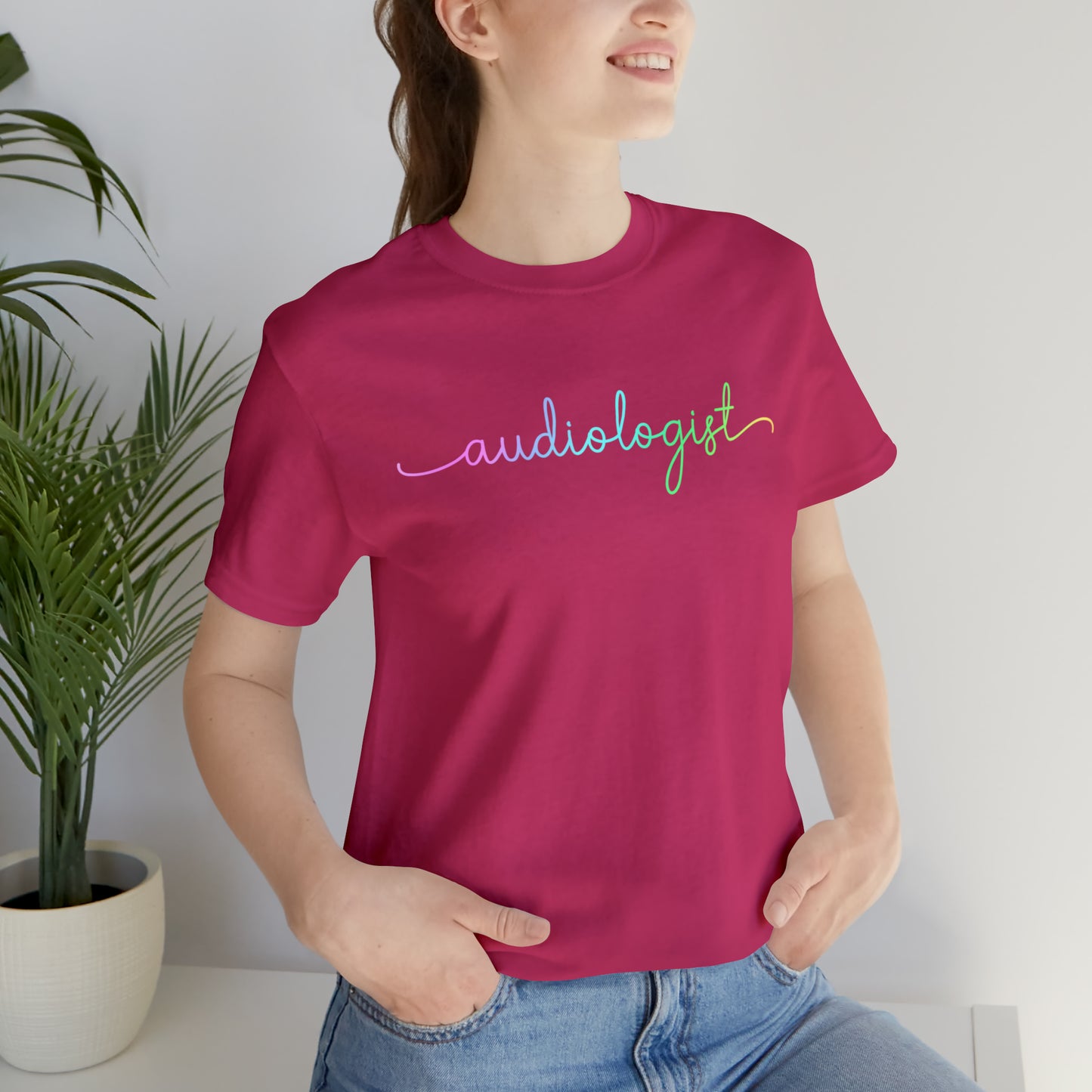 Minimalist Audiologist Script T-shirt