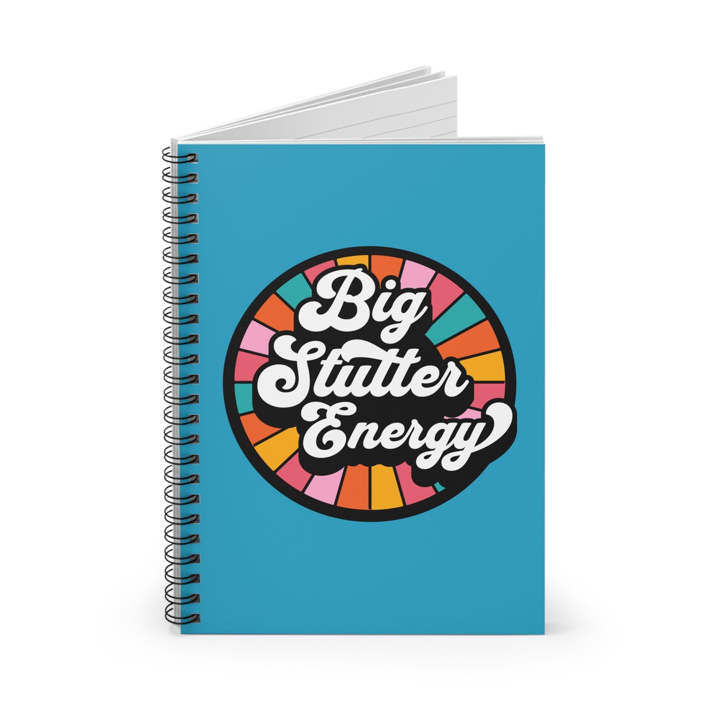 Big Stutter Energy Spiral Notebook