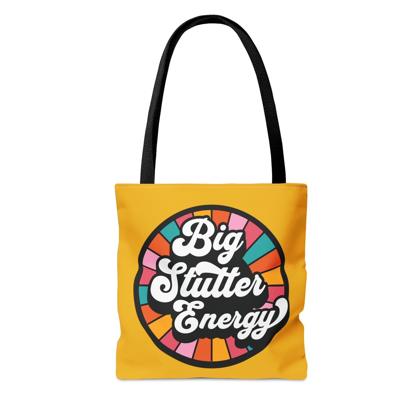 Big Stutter Energy Bold Retro Stutter Tote Bag