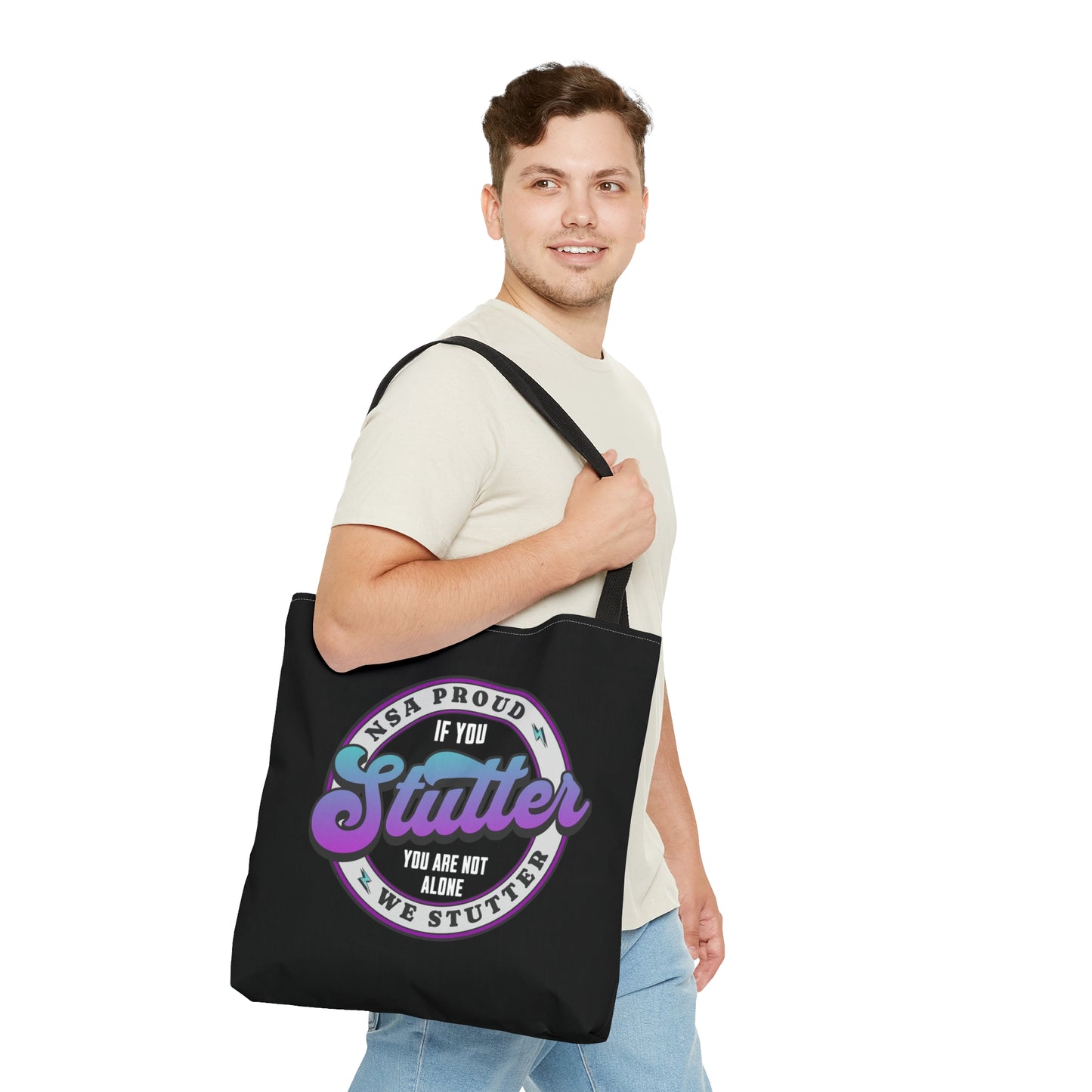 NSA Conference We Stutter If You Stutter You Are Note Alone - Tote Bag