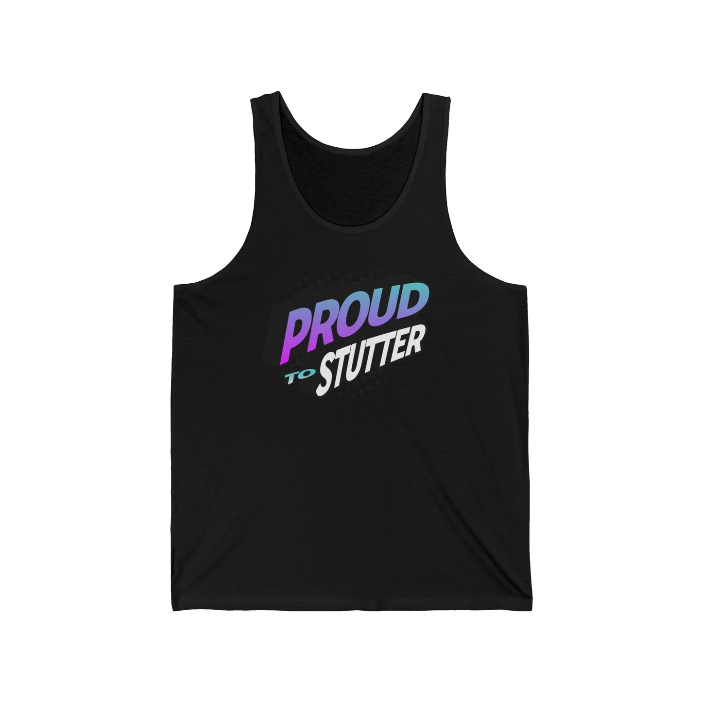 Proud to Stutter NSA Conference - Unisex Stuttering Tank Top