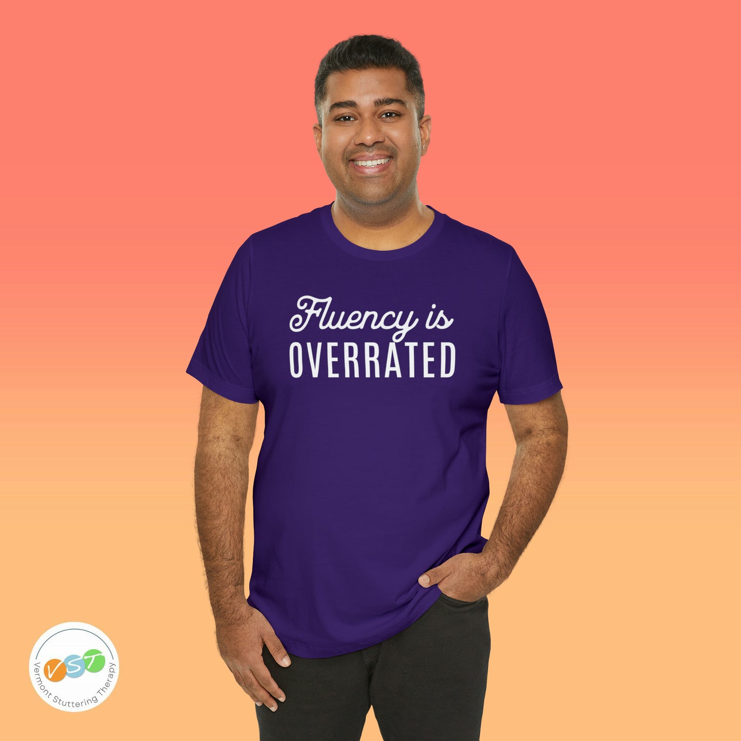 Fluency is Overrated Stuttering Tshirt