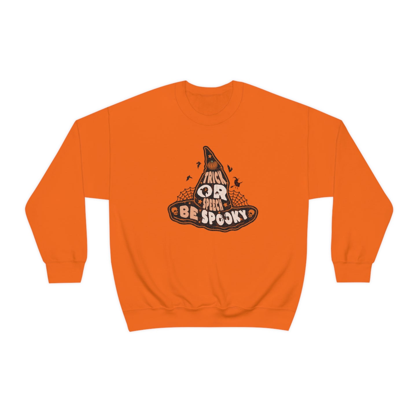 Trick or Speech Witch Hat SLP Halloween Sweatshirt for SLP / SLPA