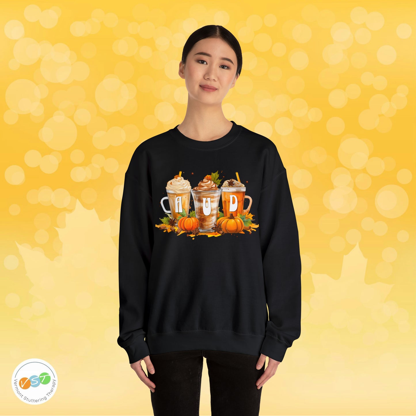 AUD Fall Pumpkin Latte Coffee Sweatshirt Gift