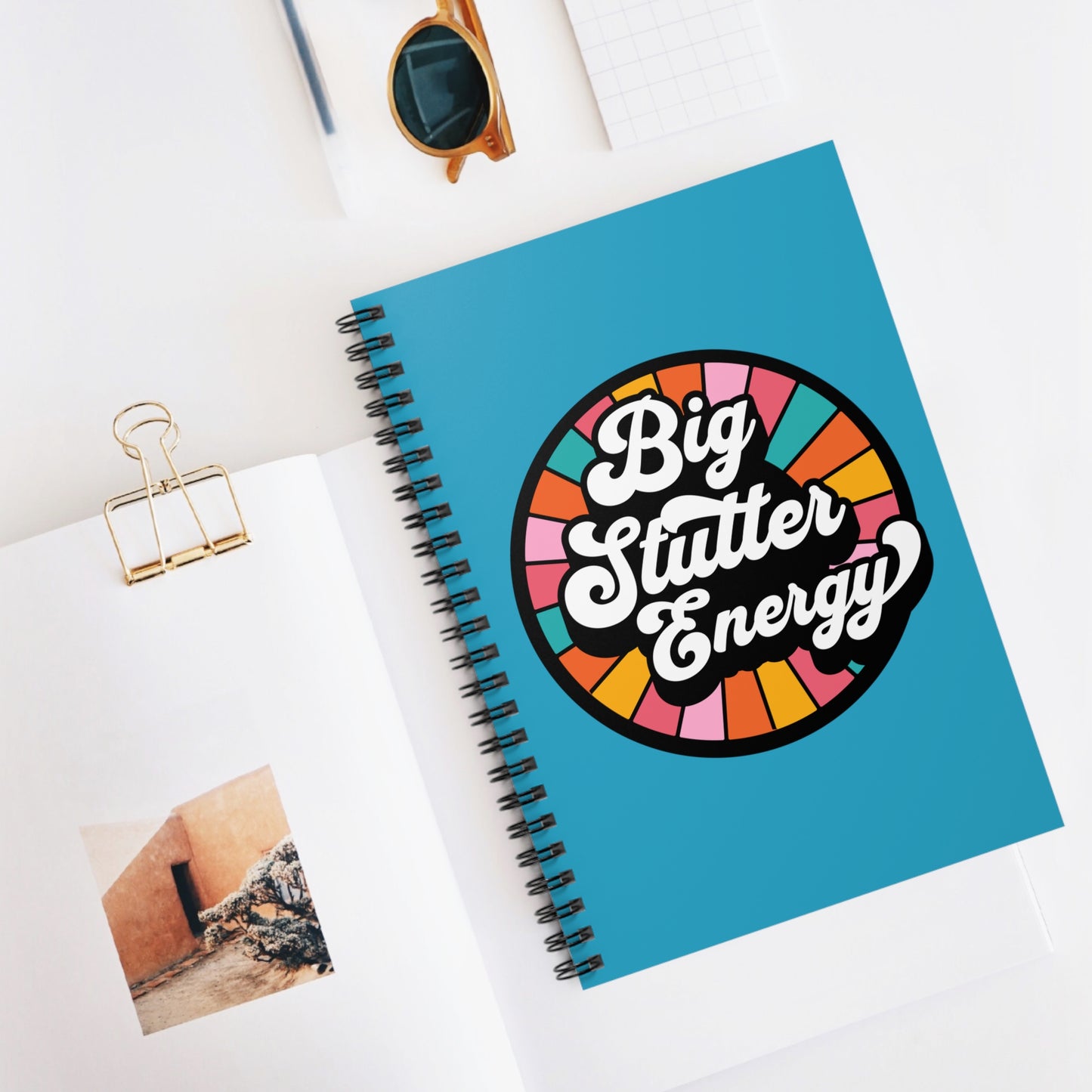 Big Stutter Energy Spiral Notebook