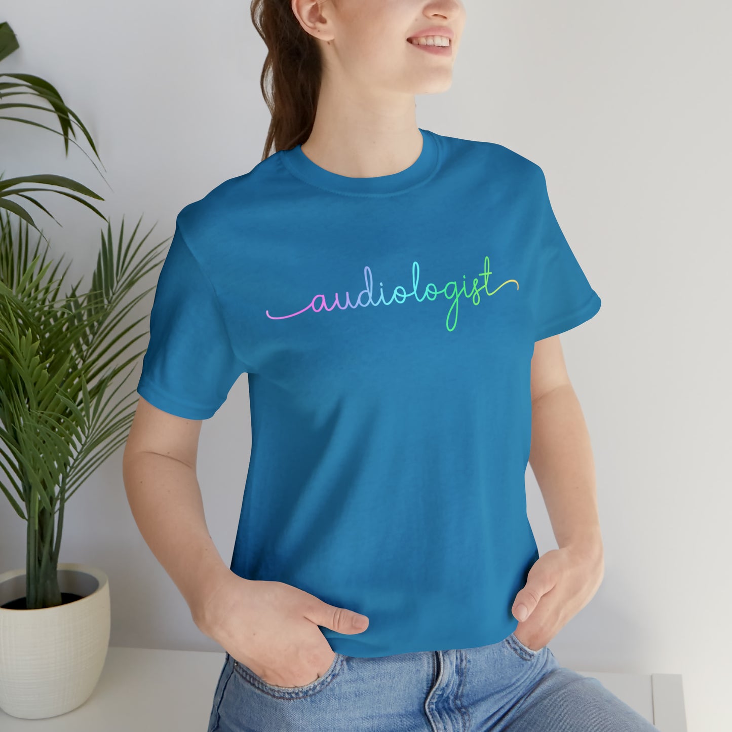 Minimalist Audiologist Script T-shirt