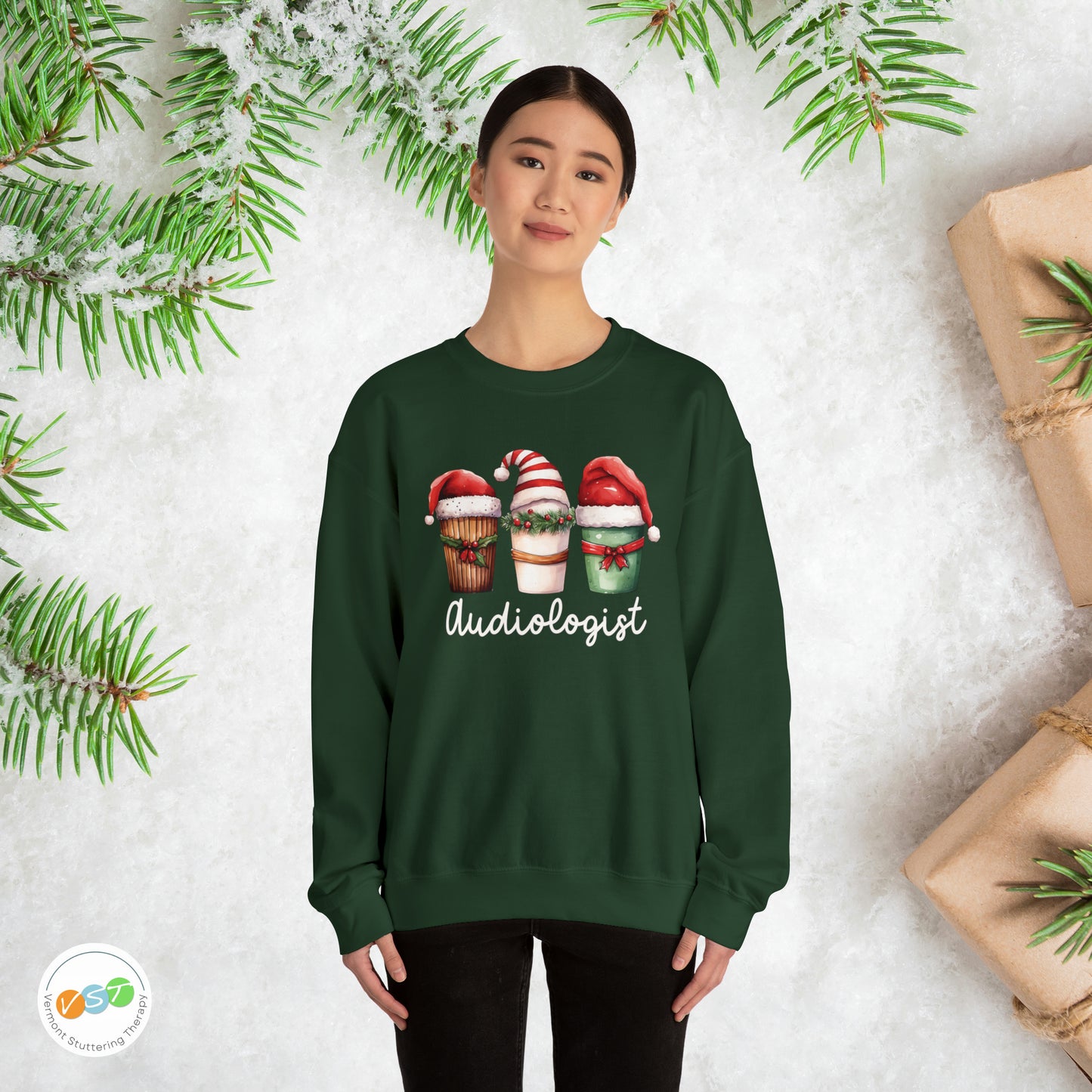 Audiologist Christmas Coffee Sweatshirt