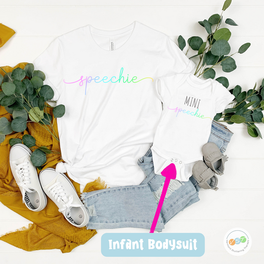 "Mini Speechie" Infant Bodysuit