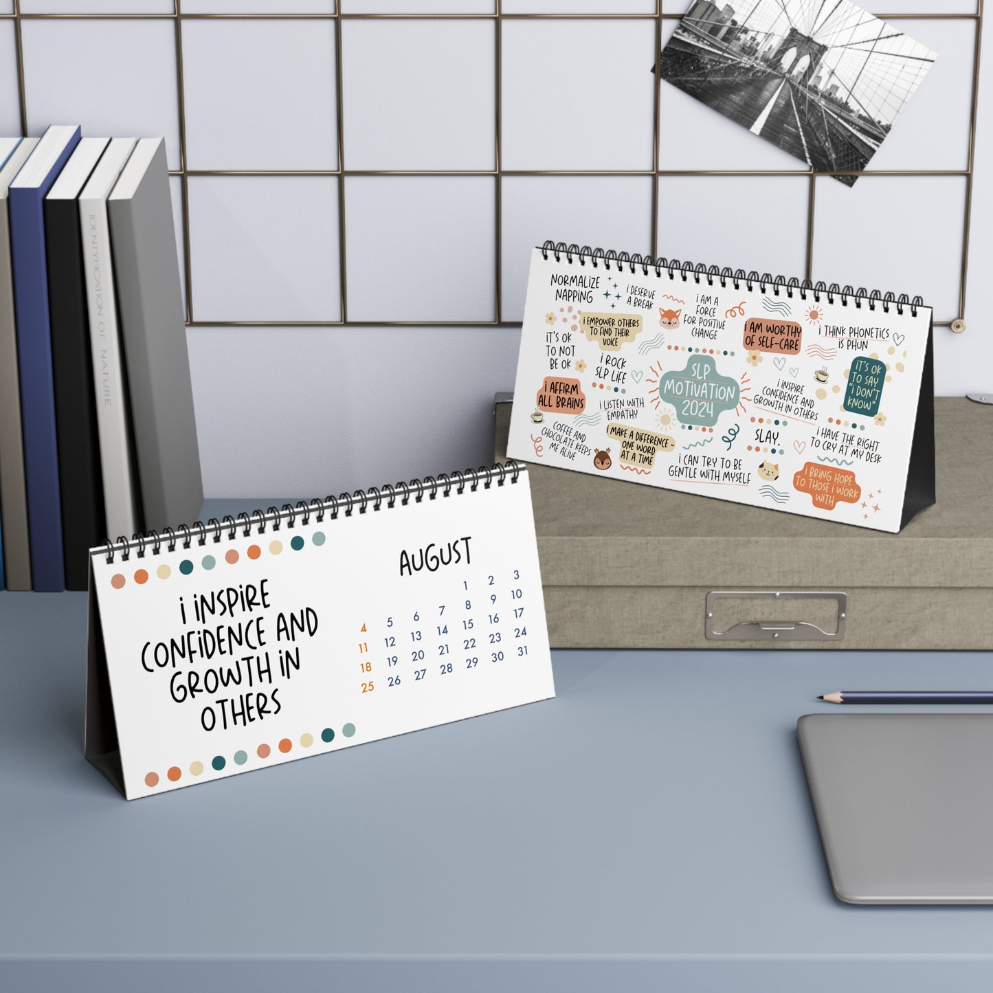 SLP Motivational Desk Calendar 2024