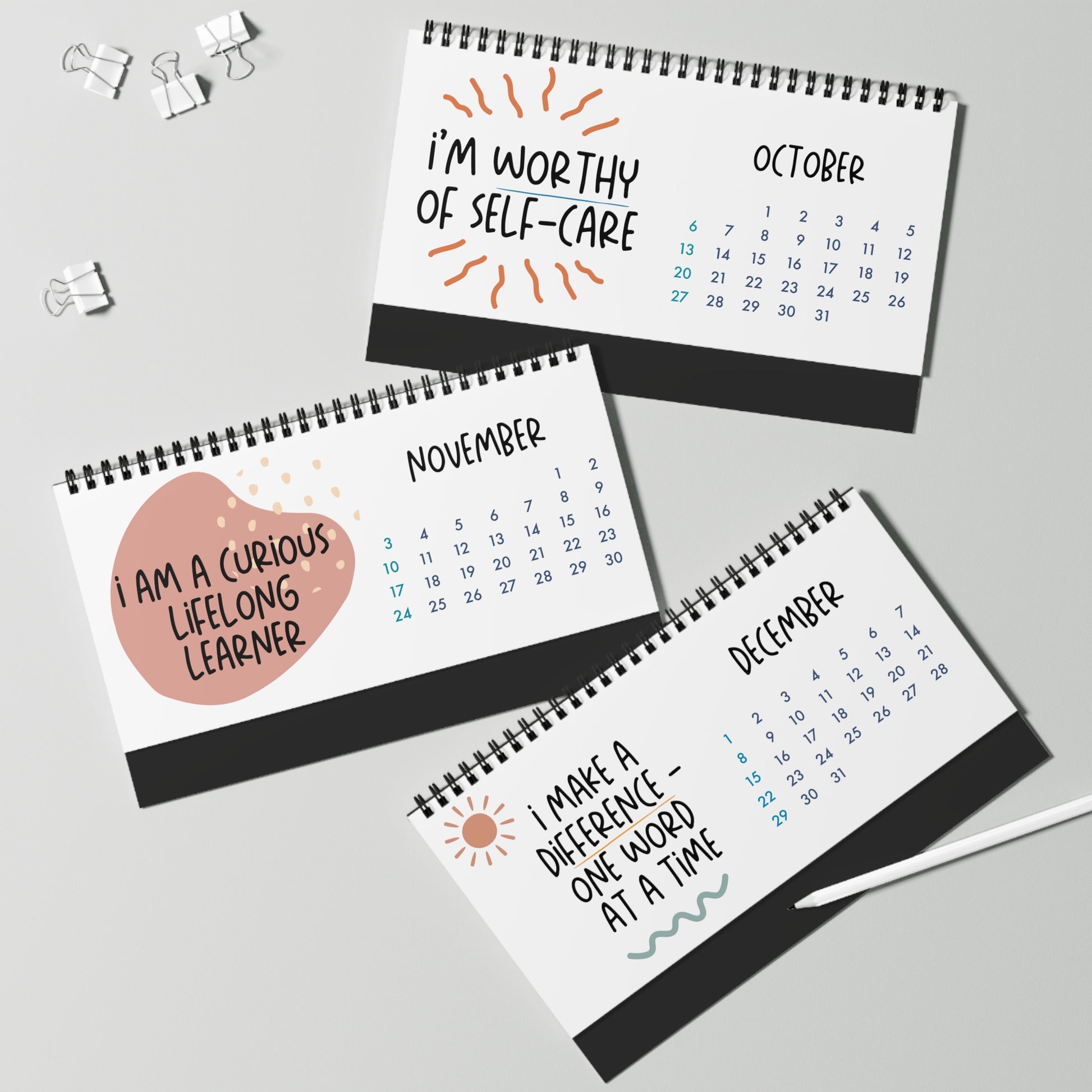 SLP Motivational Desk Calendar 2024