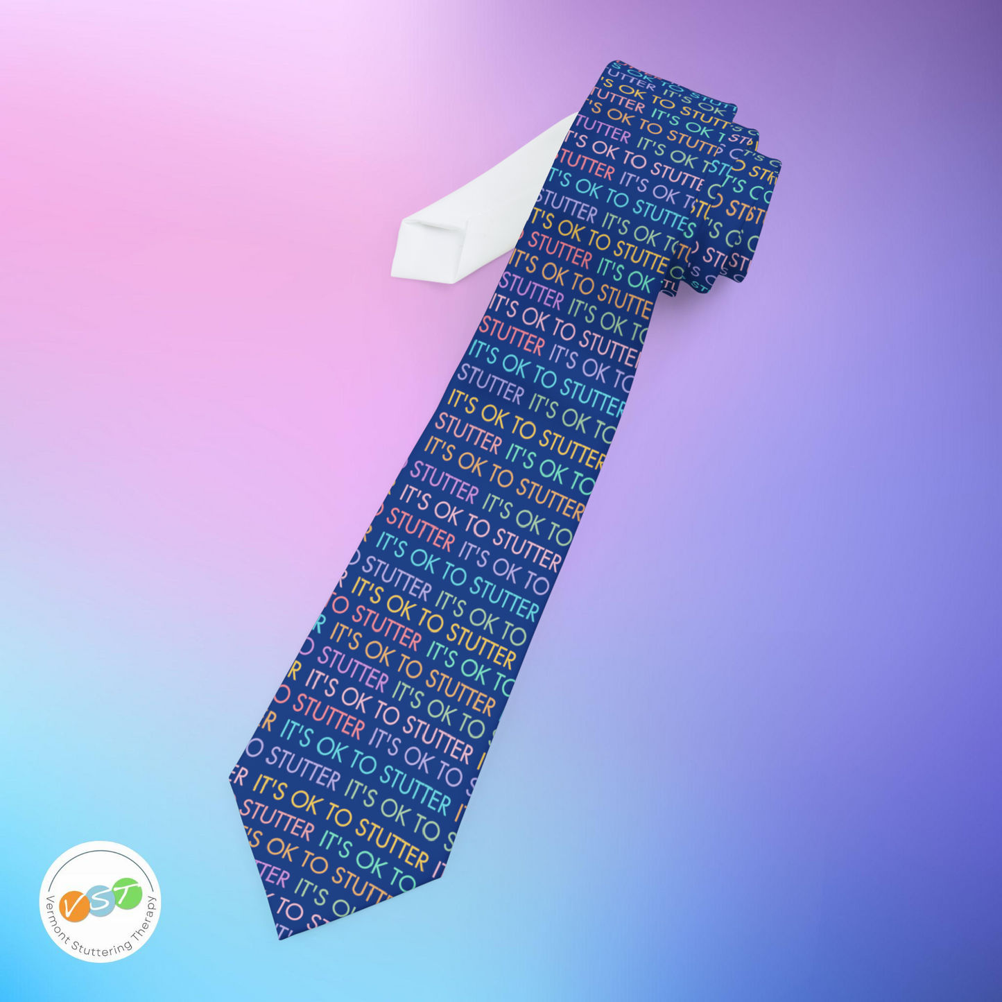 It's OK to Stutter Men's Necktie